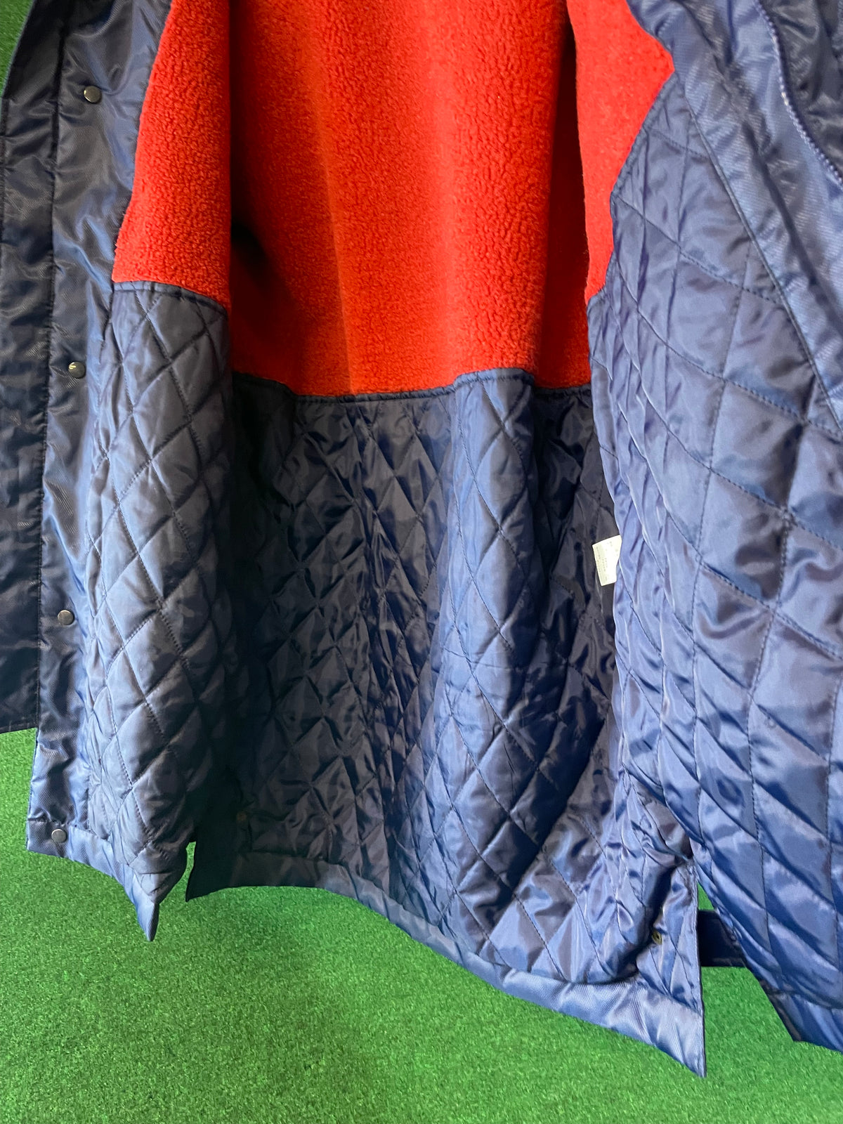 Zippo - Navy Blue & Red Insulated Bench Coat