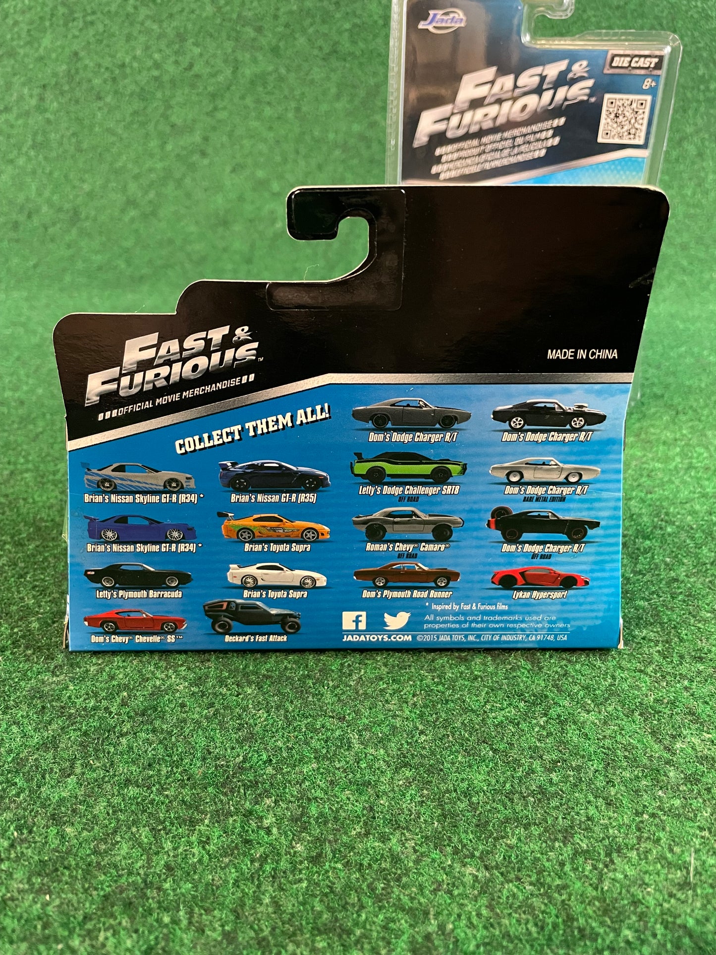 Jada Toys - Fast and Furious Nissan Skyline R34 GT-R Diecast Set