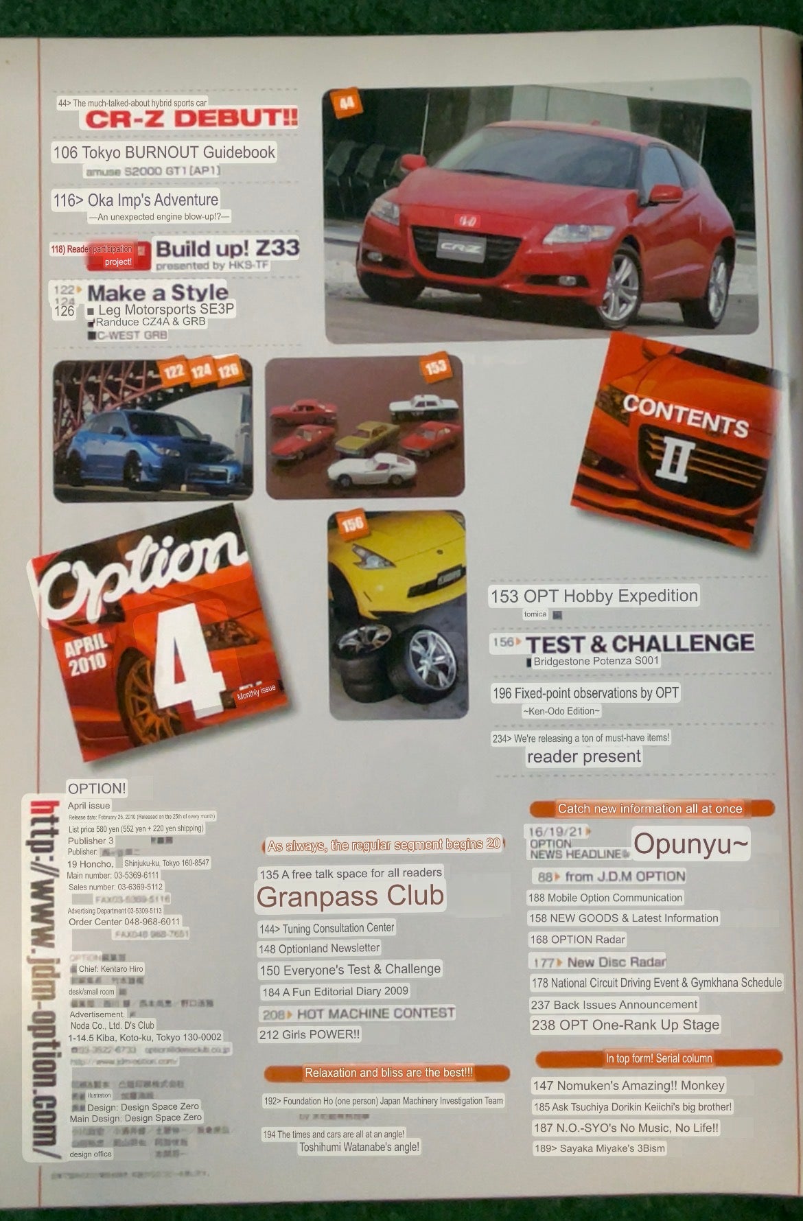 Option Magazine - April 2010