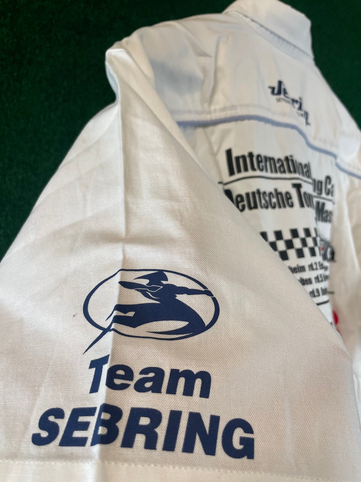 RAYS WHEELS - Team Sebring Racing Team  Button down Short Sleeve Pit Shirt