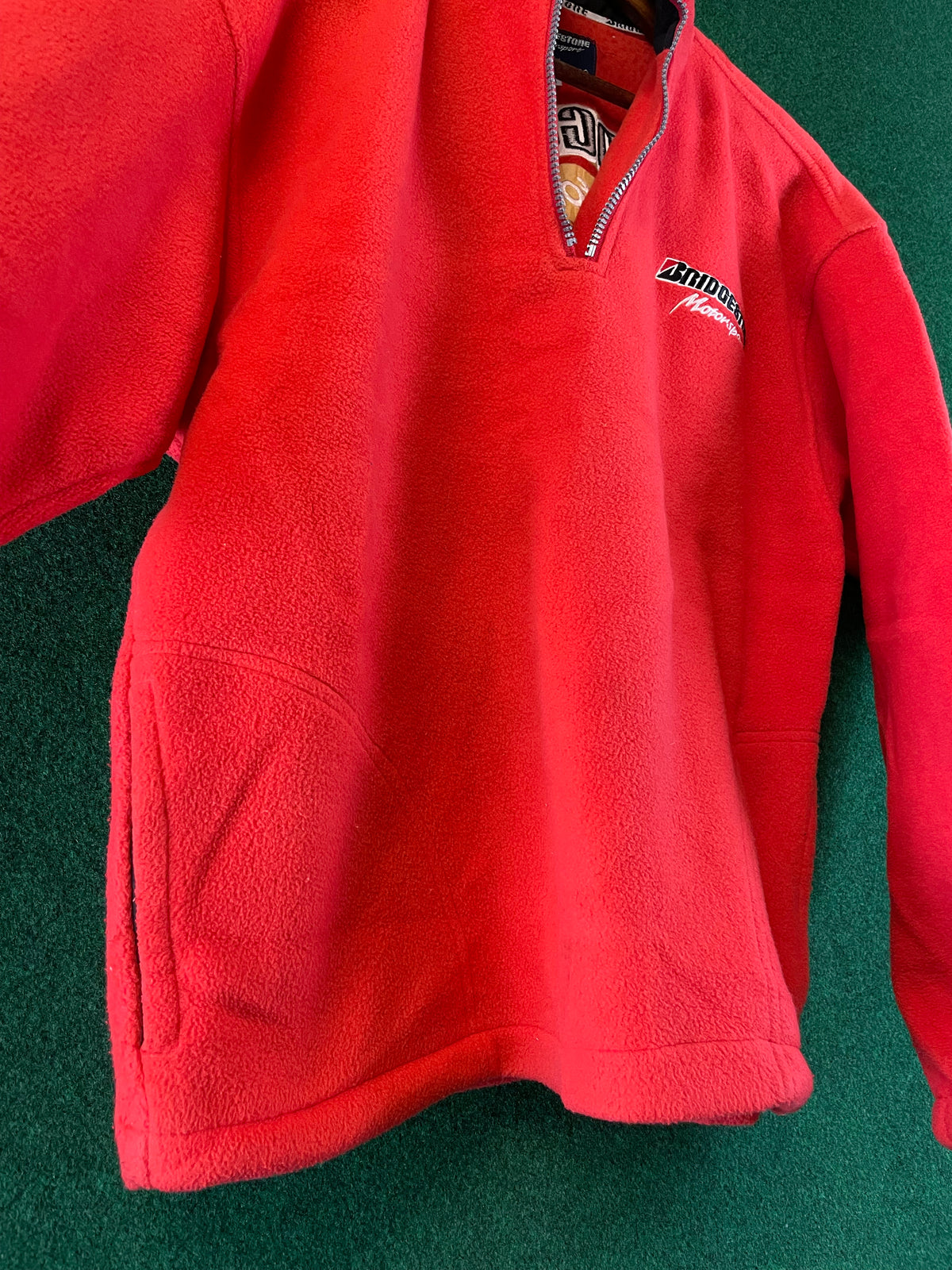 BRIDGESTONE Motorsport - Red Fleece Pullover Jacket