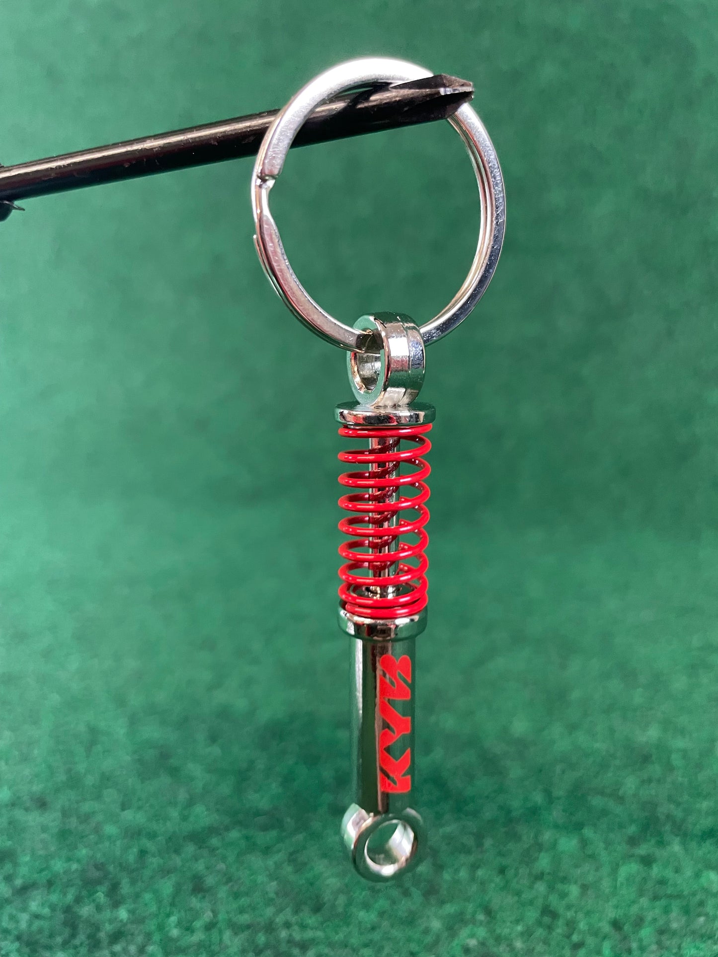 KYB - Promotional Red/Chrome Coilover Suspension Keychain