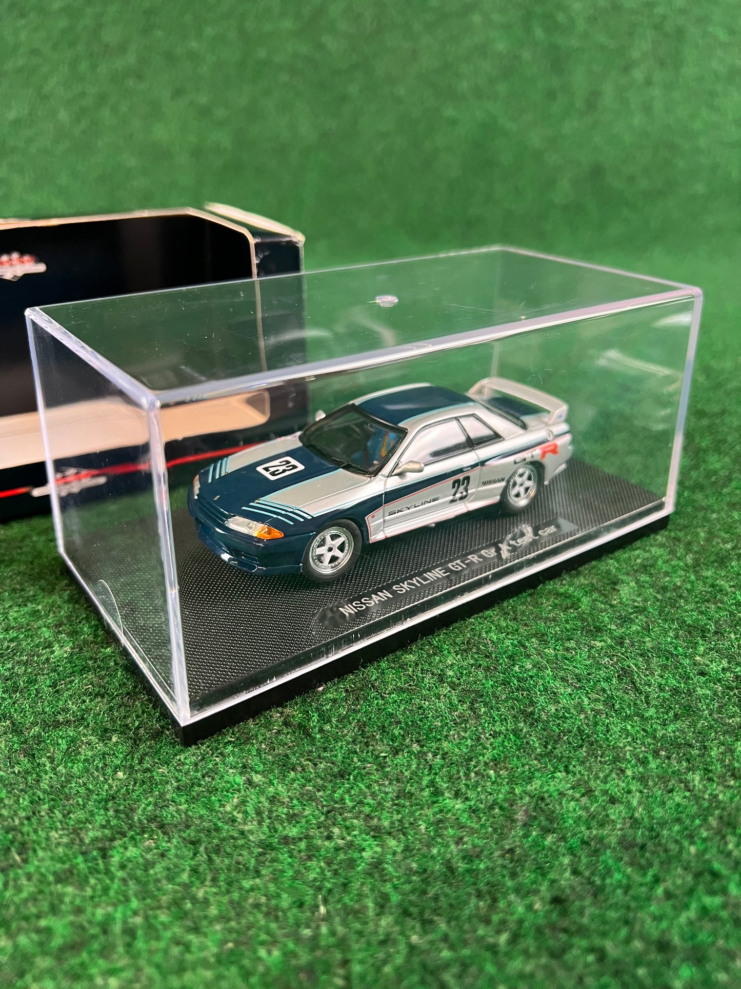 EBBRO Racing Car Collection Nissan Skyline R32 GTR Gr.A Test Car 1/43 Scale Diecast