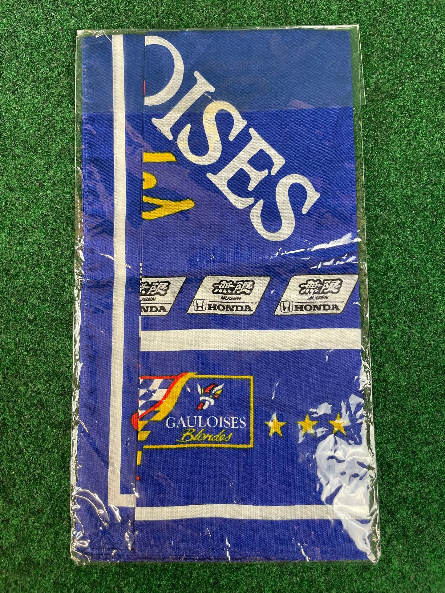 MUGEN Honda Gauloises Blondes Ligier Formula 1 Vintage Bandana Handkerchief Towel