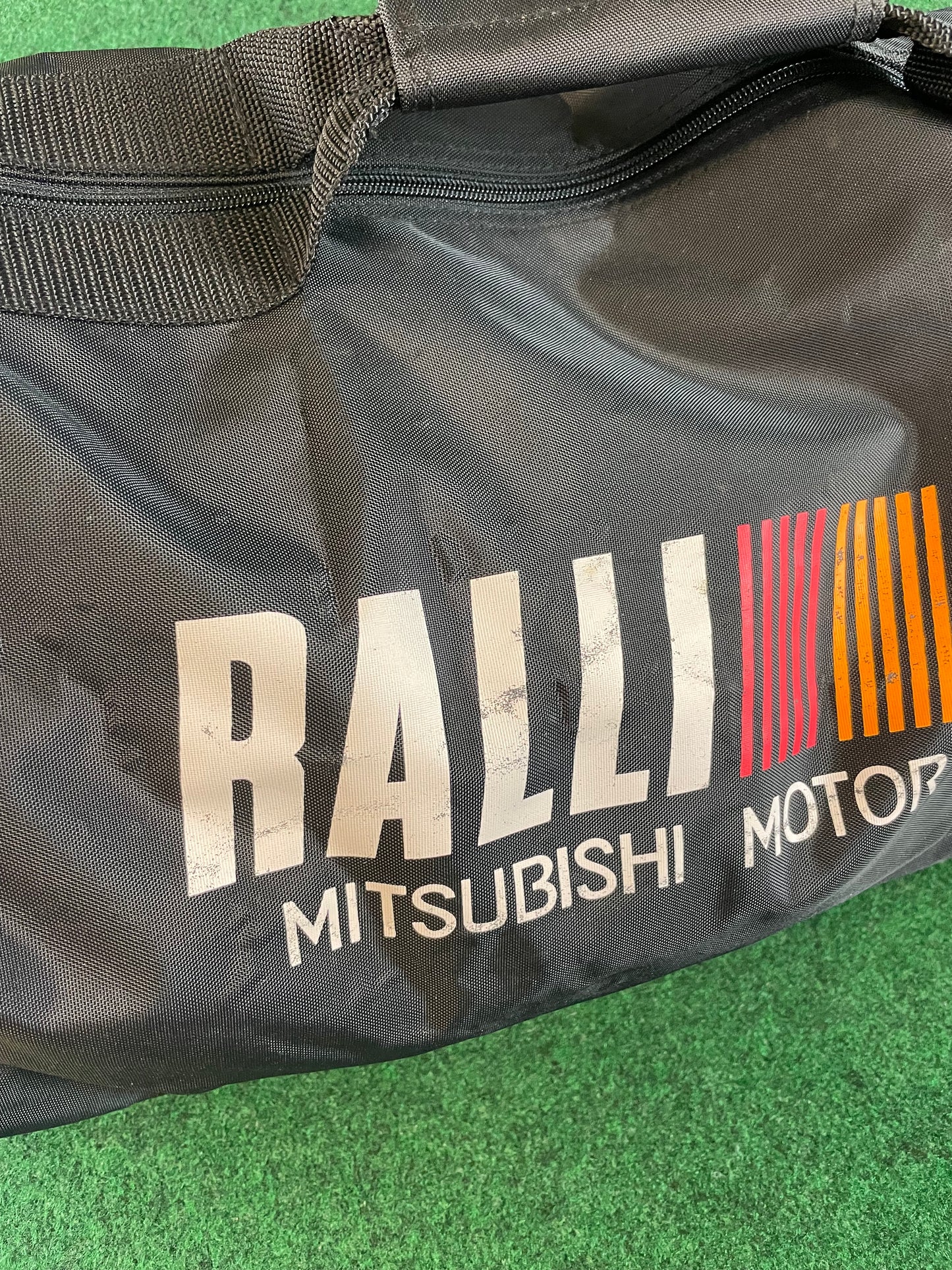 RALLIART - Mitsubishi Motor Sports Vintage Black Duffle Bag