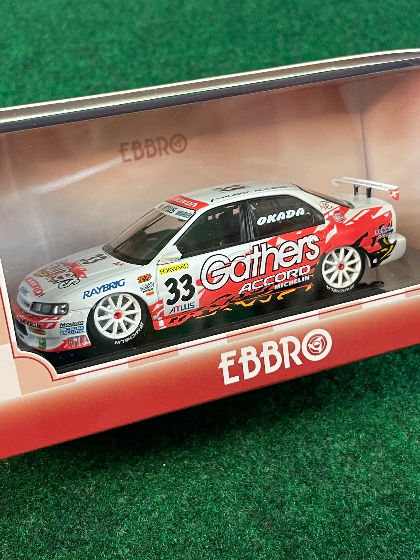 EBBRO - 1997 JTCC Gathers DOME No. 33 Honda Accord 1/43 Scale Diecast