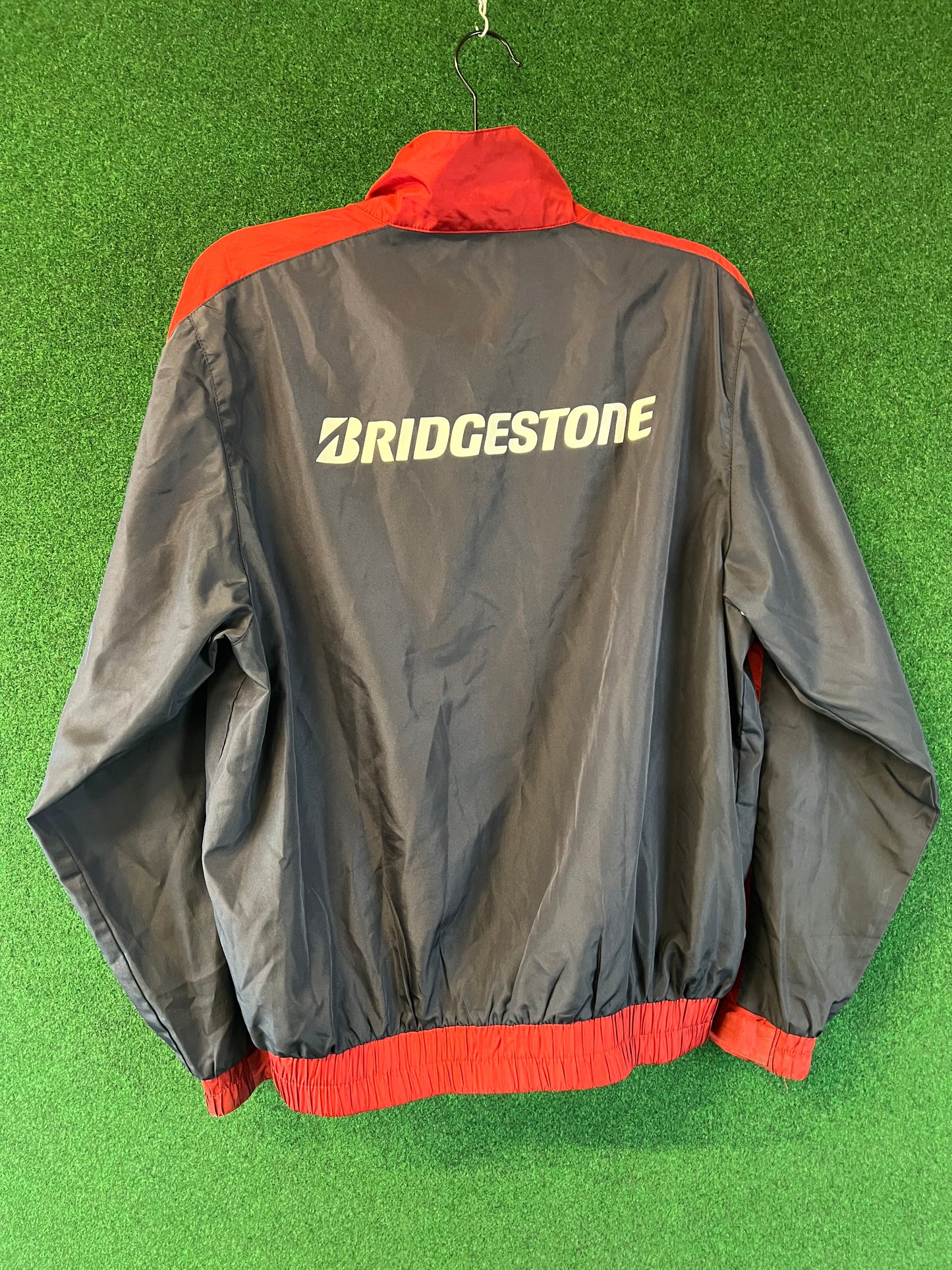 Bridgestone “Buy Properly” - Dark Blue/Red Windbreaker Jacket (L)