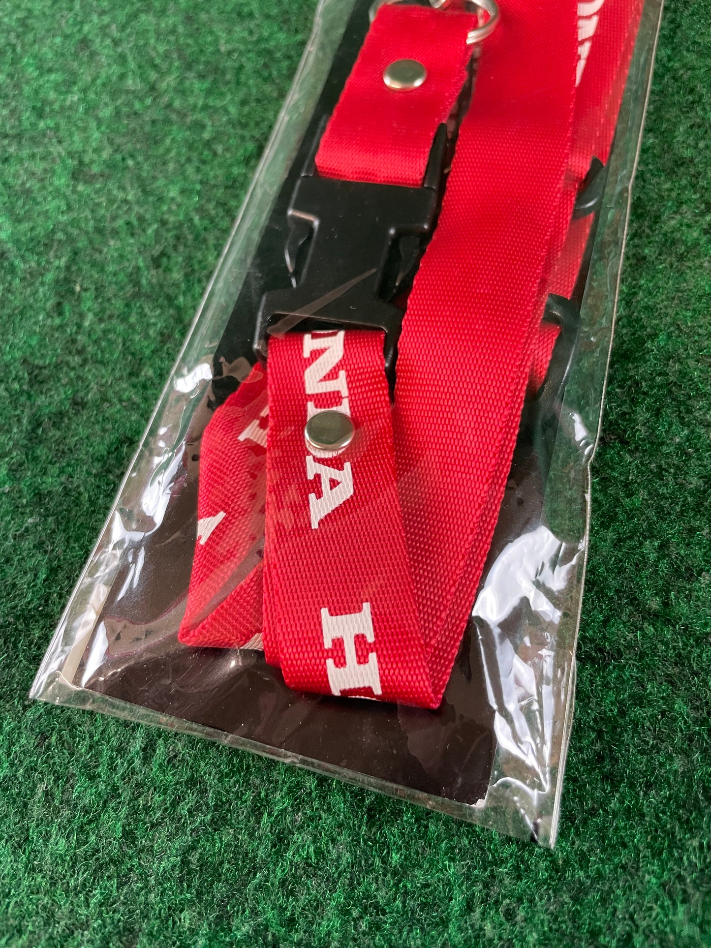 Honda Racing - Red/White Lanyard Keychain Thick Neck Strap