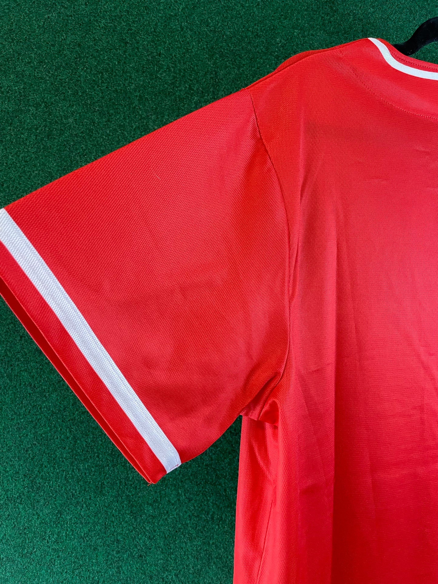 HONDA - Red Baseball Style Jersey Short Sleeve Shirt