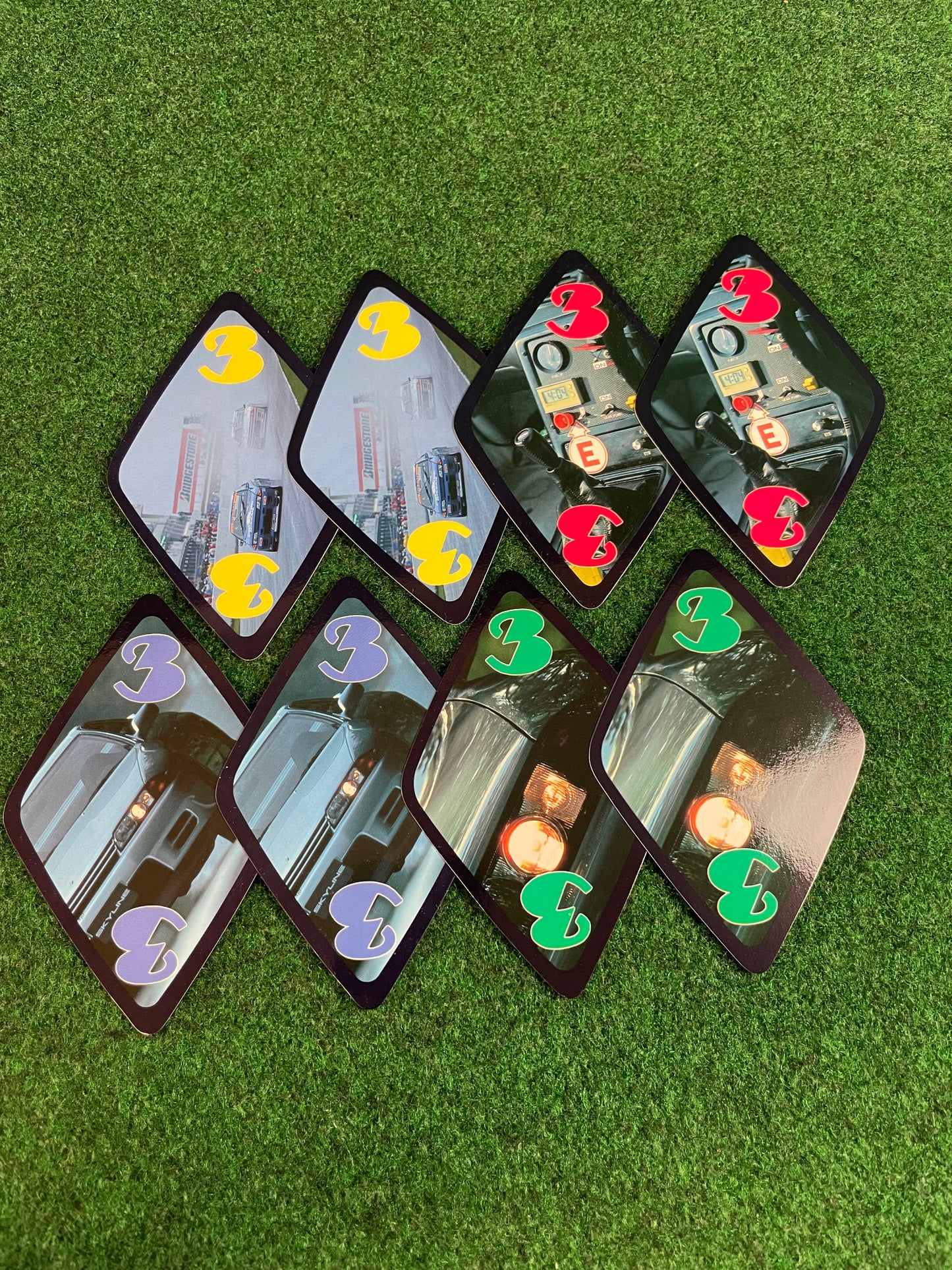 Reebok UNISIA GROUP A Nissan Skyline R32 GT-R SPARKING 7 Card Game