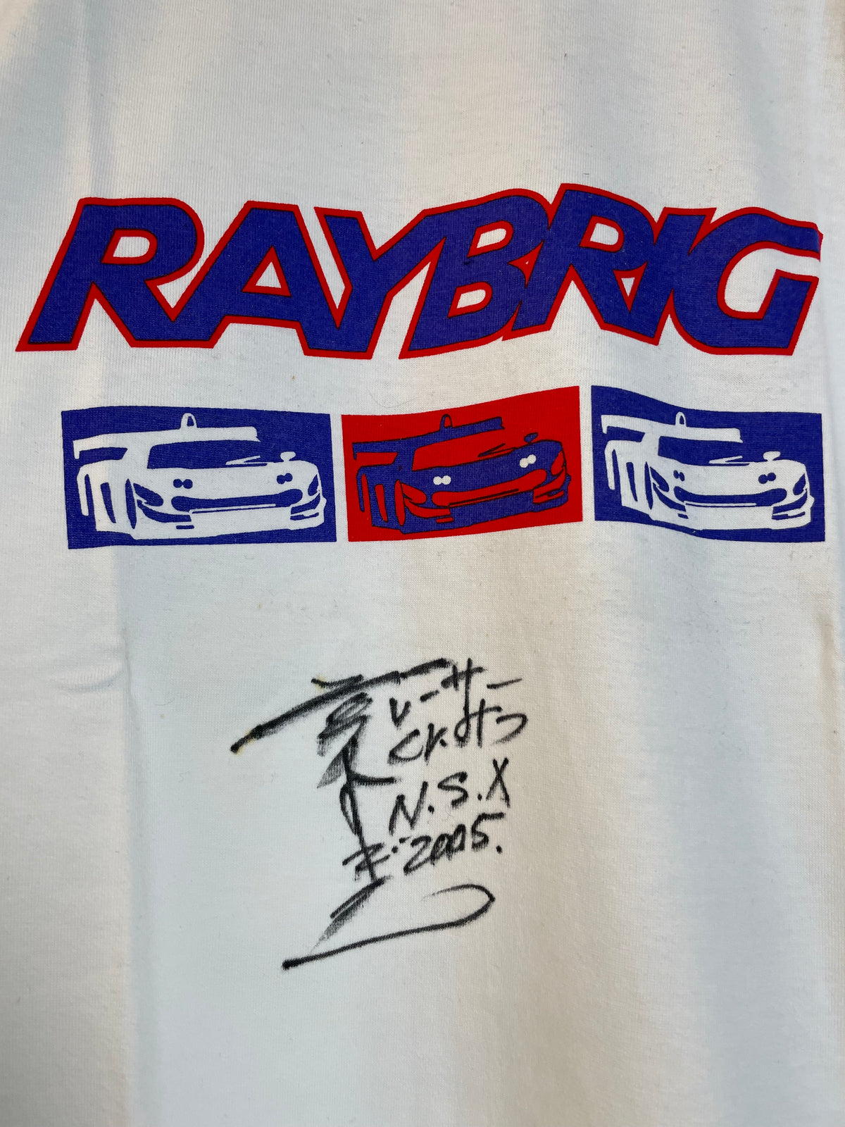 RAYBRIG Honda NSX - SuperGT Autographed T-shirt
