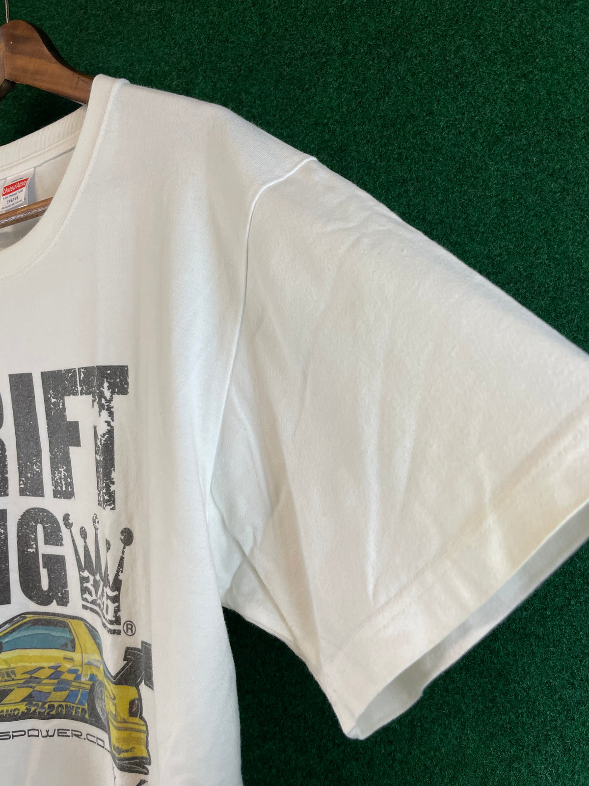326POWER - DRIFT KING Mazda FC RX-7 Shakotan Has No Limits White T-shirt