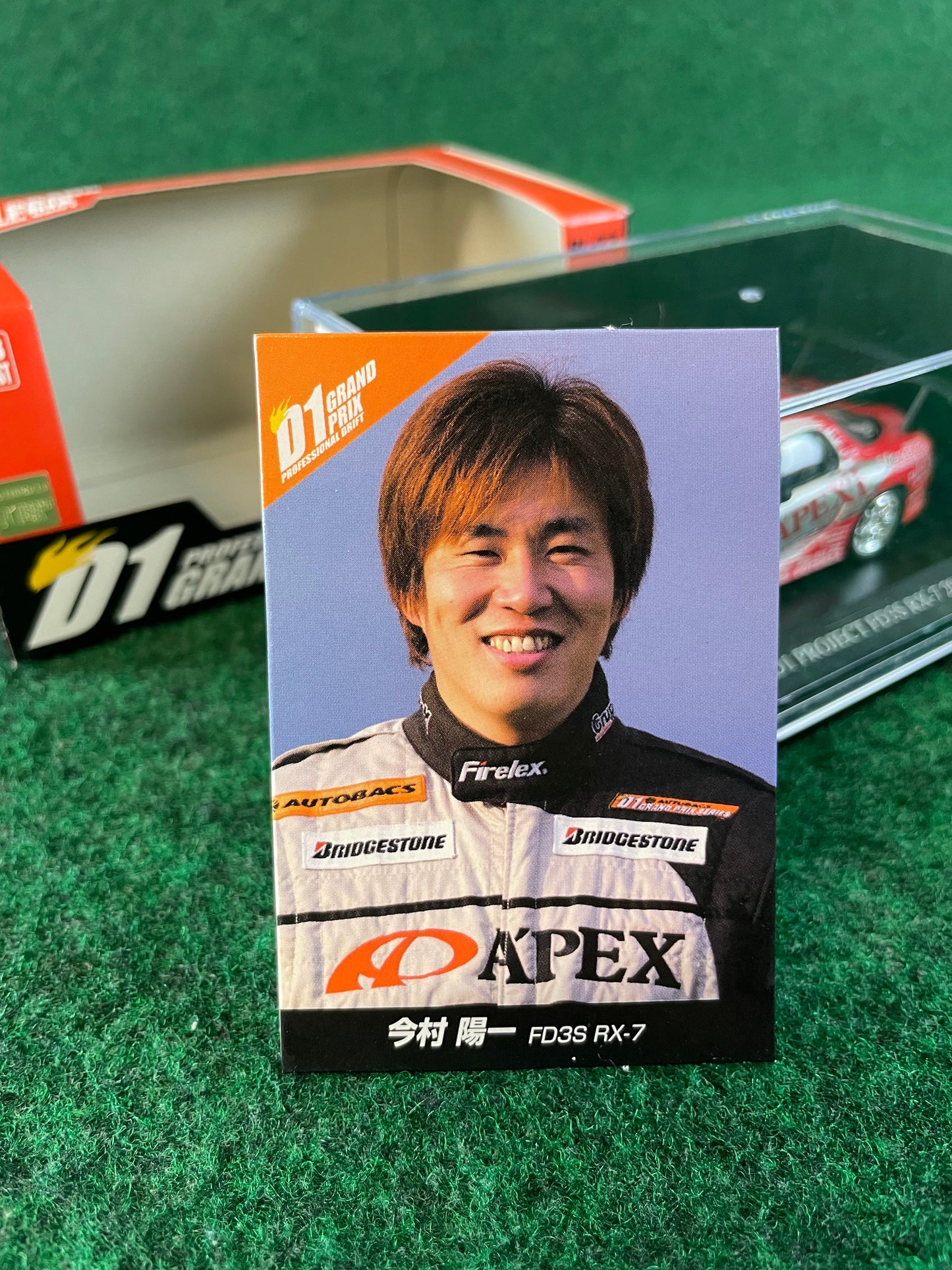 DISM D1 Grand Prix Memorial - 2005 A’pexi Mazda RX-7 1/43 Scale Diecast