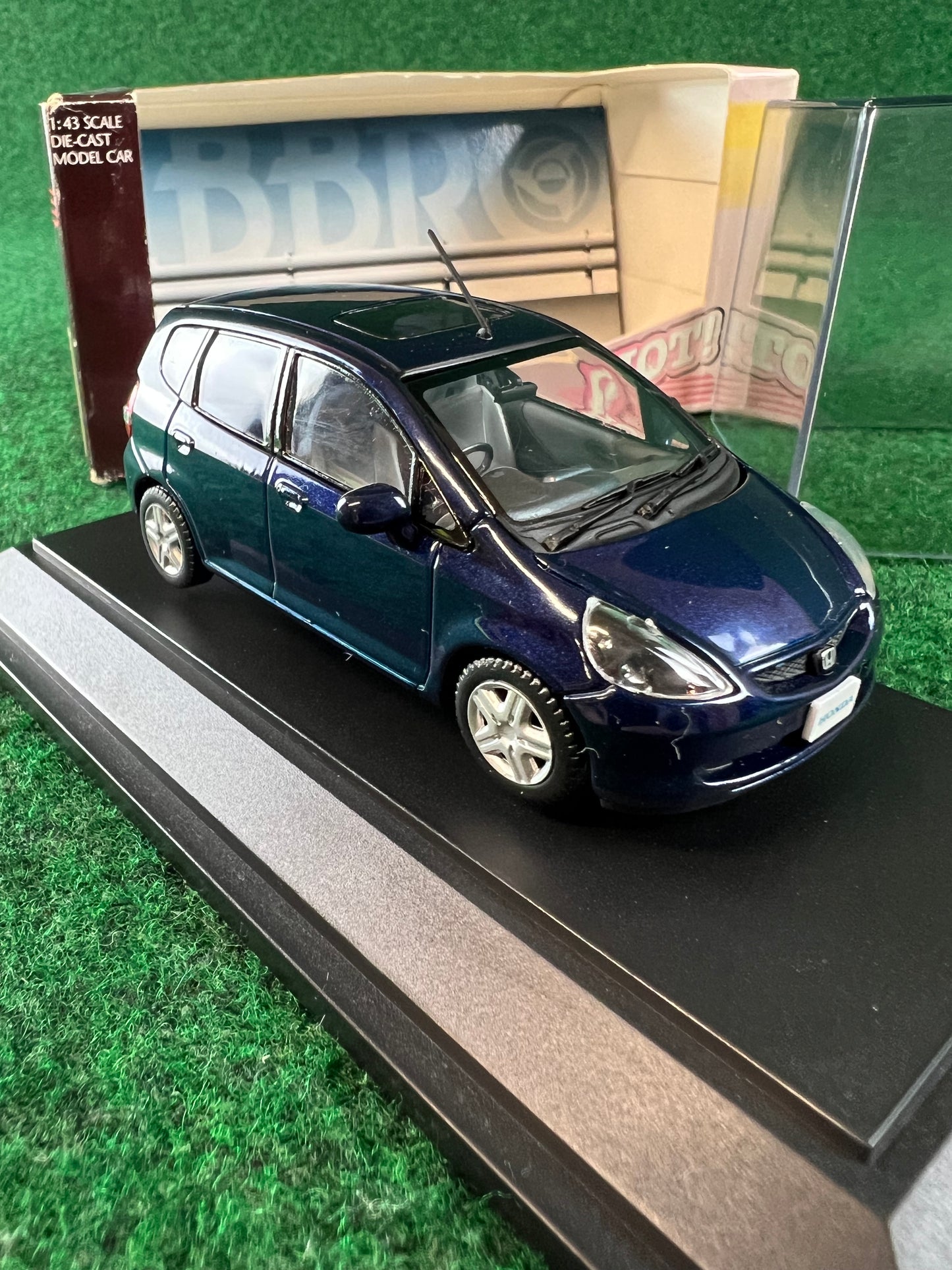 EBBRO HOT - Honda Fit - Dark Blue 1 of 840 1/43 Scale Diecast