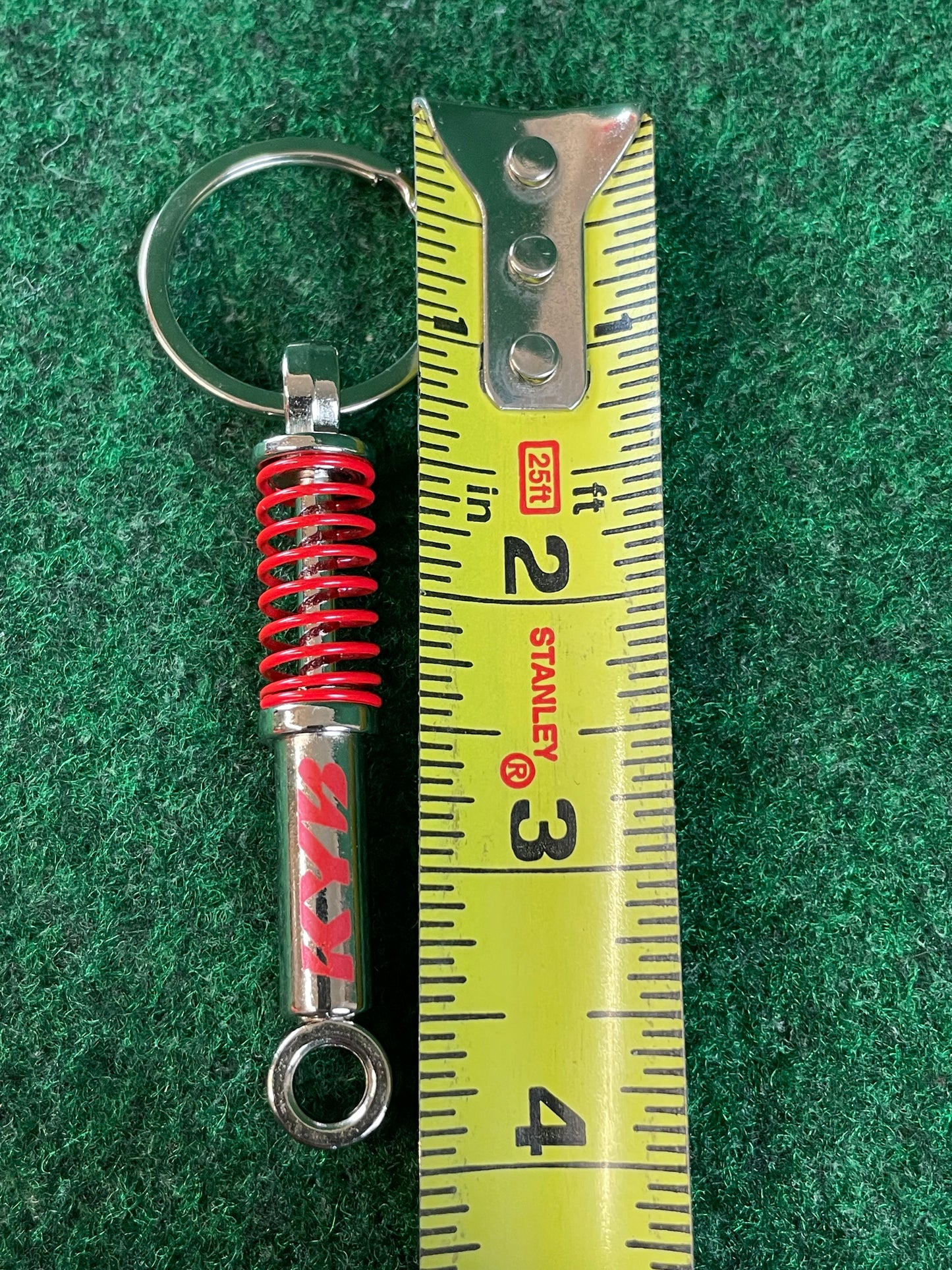 KYB - Promotional Red/Chrome Coilover Suspension Keychain