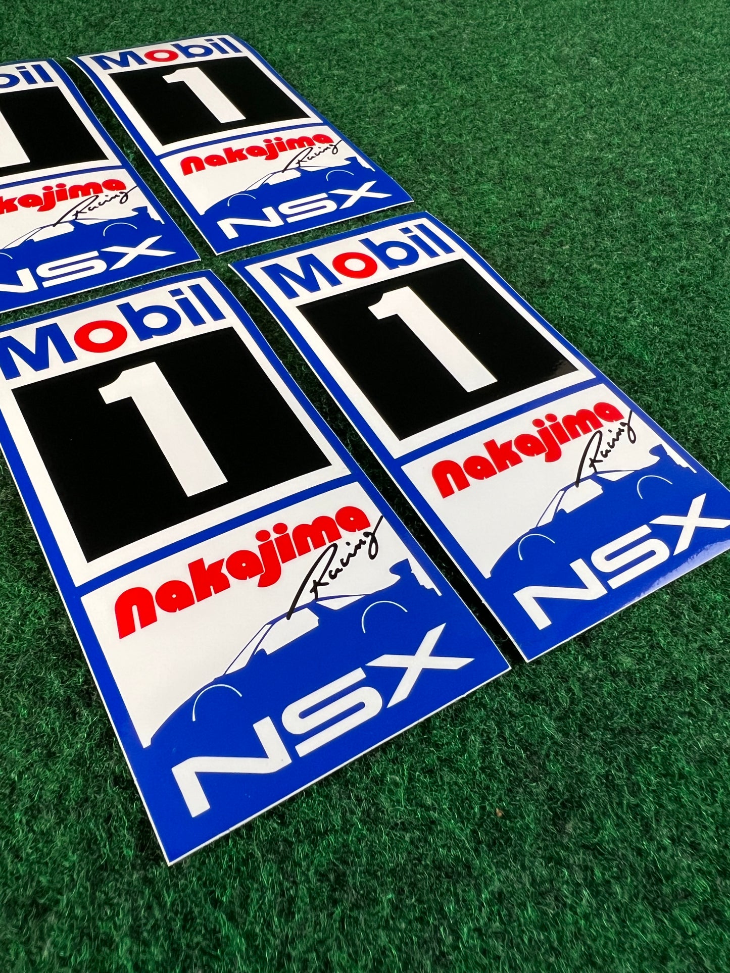 Mobil1 Nakajima Racing Honda NSX - JGTC Sticker Set