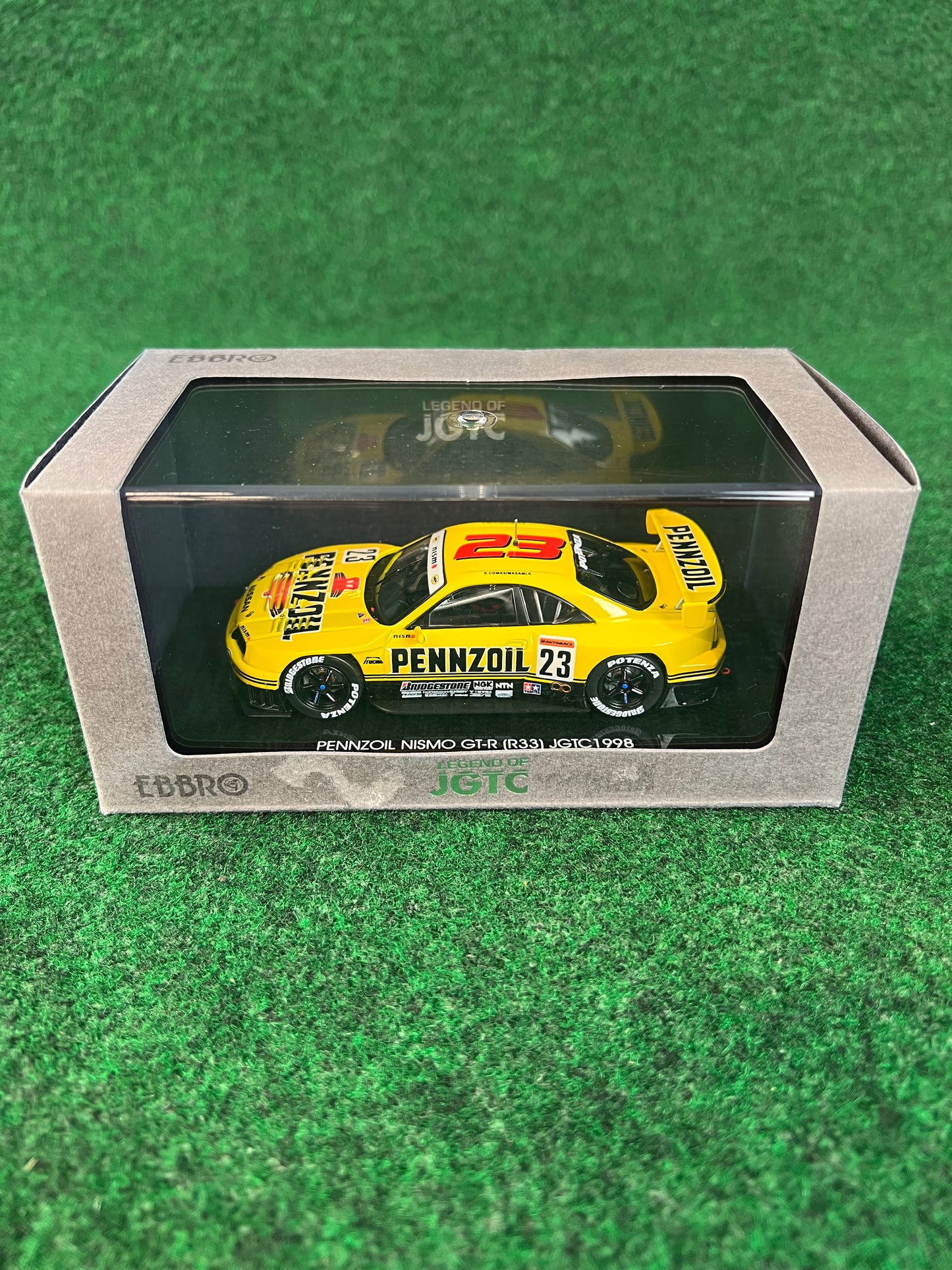 EBBRO Legends of JGTC - 1998 Pennzoil Nissan Skyline R33 GTR 1/43 Diecast