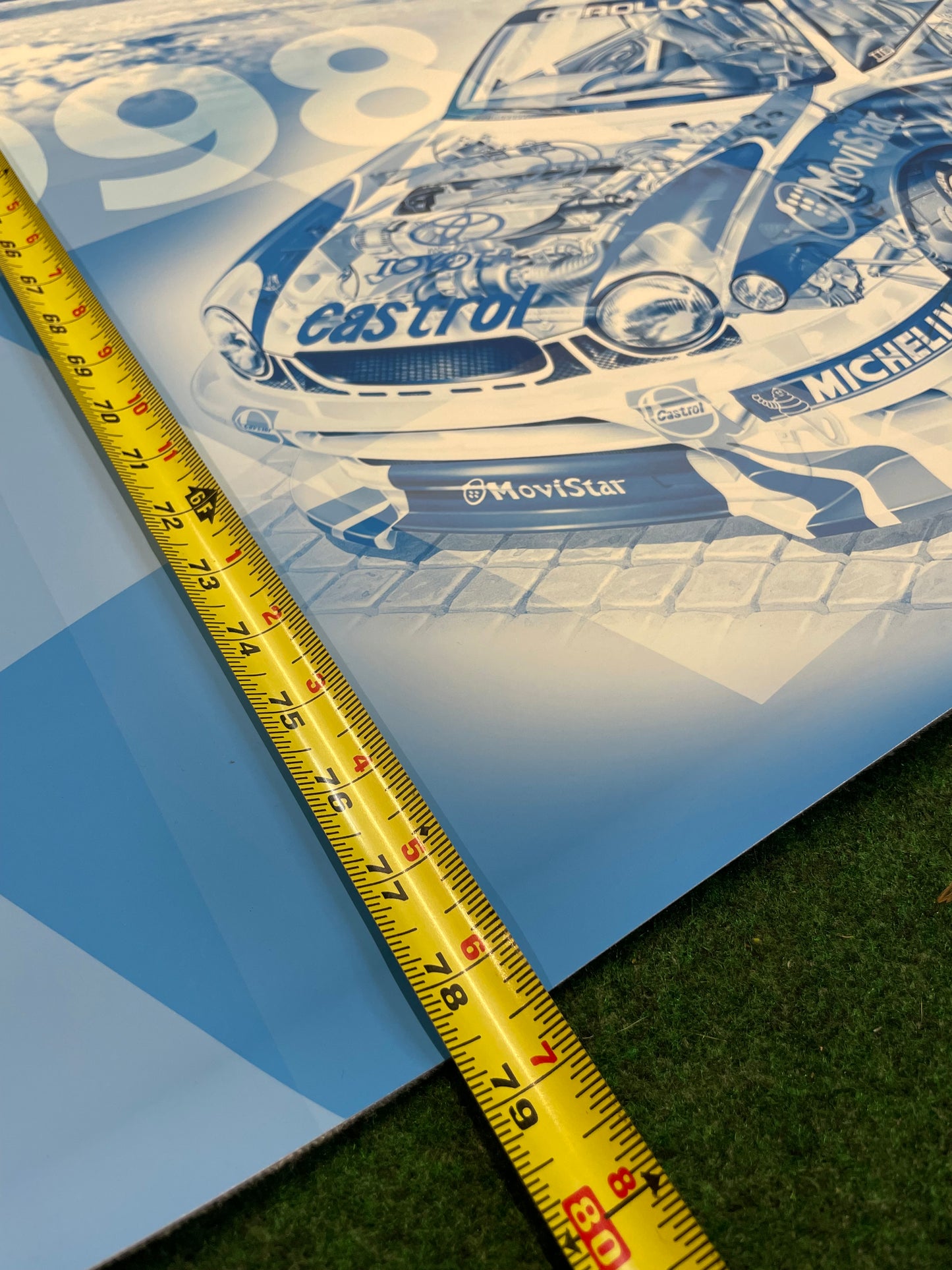 CASTROL Oil - 1994-1998 WRC Toyota Celica and Corolla Trade Show Display Banner