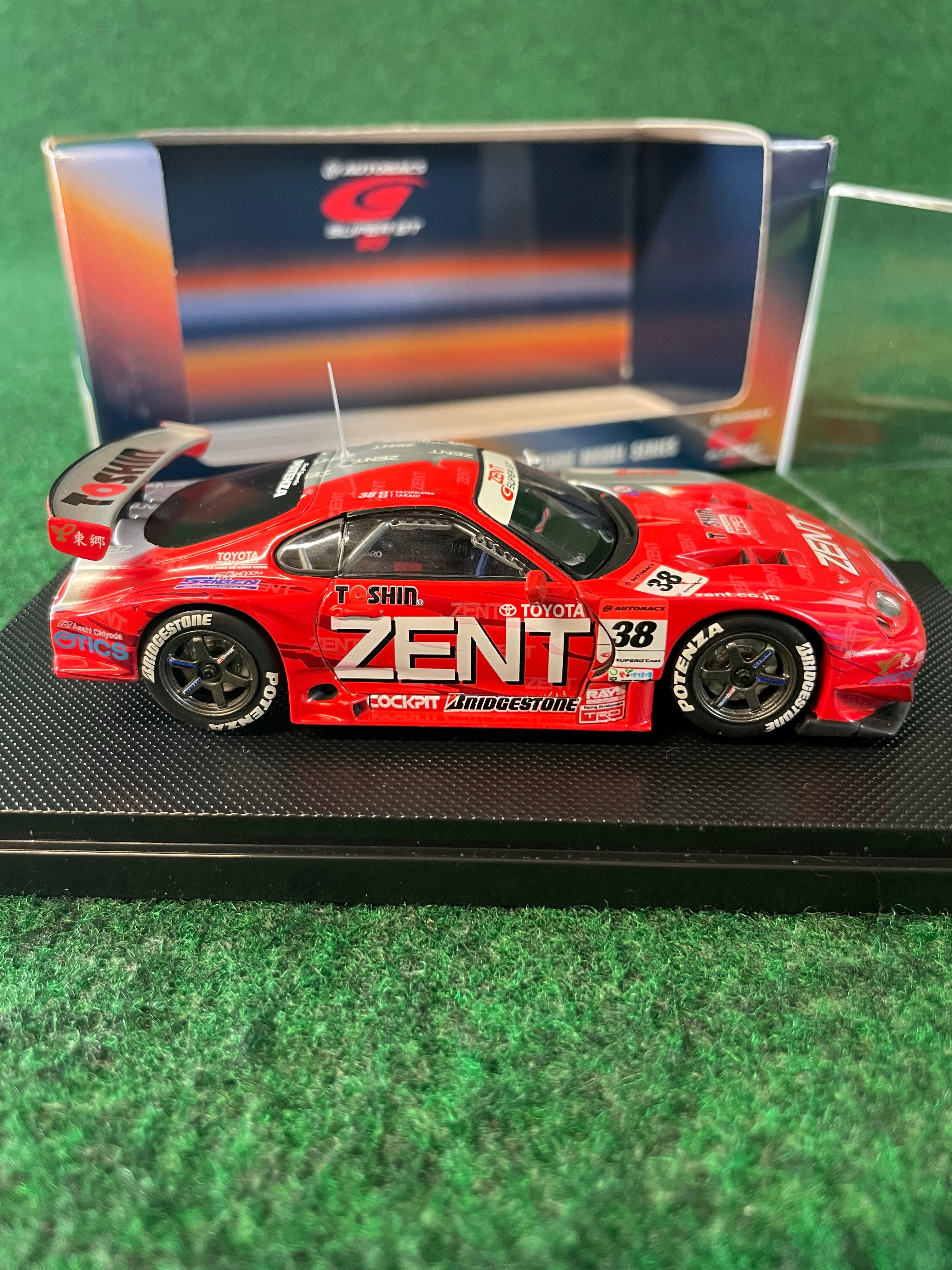 ZENT CERUMO SUPRA 3台 AUTOart EBBRO EBBRO - ZENT CERUMO 2005 Toyota Supra GT500 SuperGT No.38 1/43