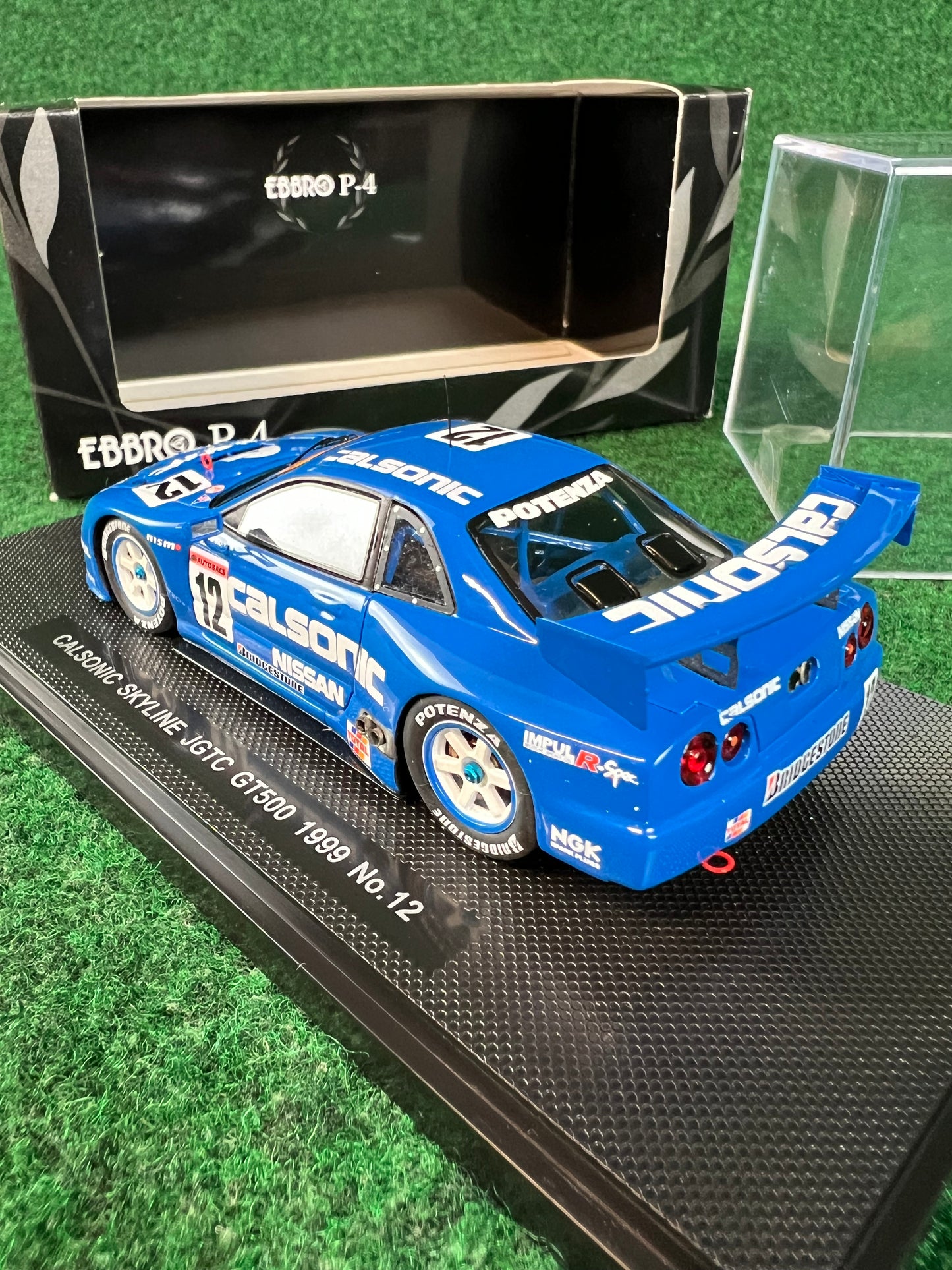 EBBRO P-4 - JGTC 1999 Calsonic Nissan Skyline R34 GTR 1/43 Scale Diecast