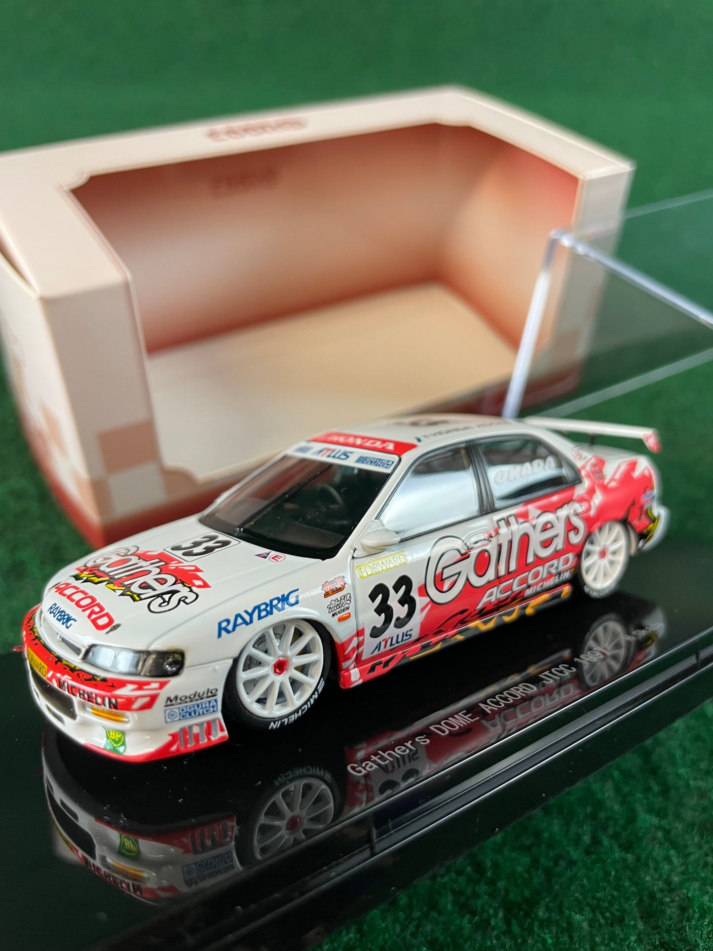 EBBRO - 1997 JTCC Gathers DOME No. 33 Honda Accord 1/43 Scale Diecast