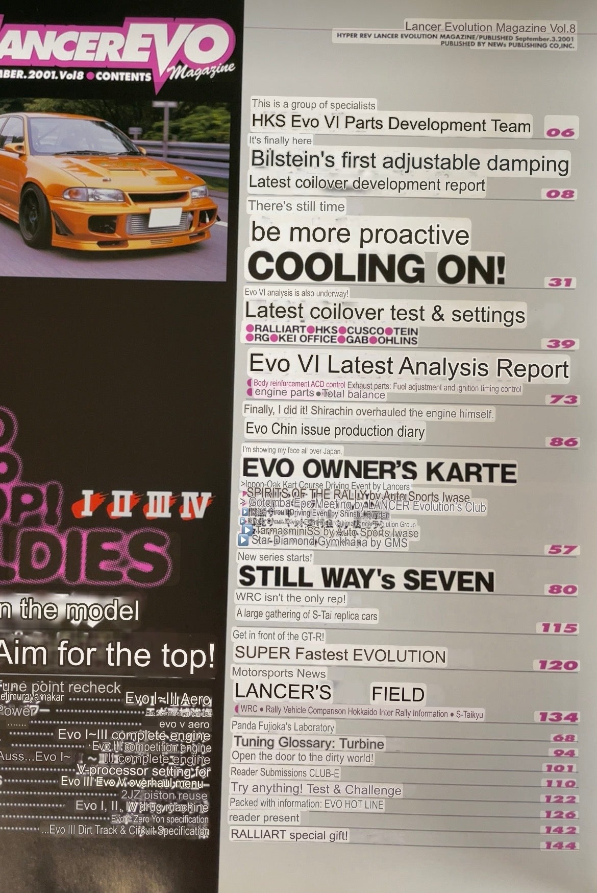 Mitsubishi LancerEVO Magazine - Vol. 8