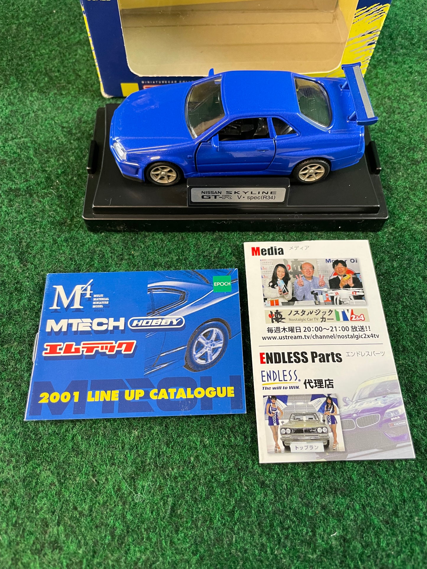 MTECH Nissan Skyline R34 GT-R - Blue 1/43 Scale Diecast