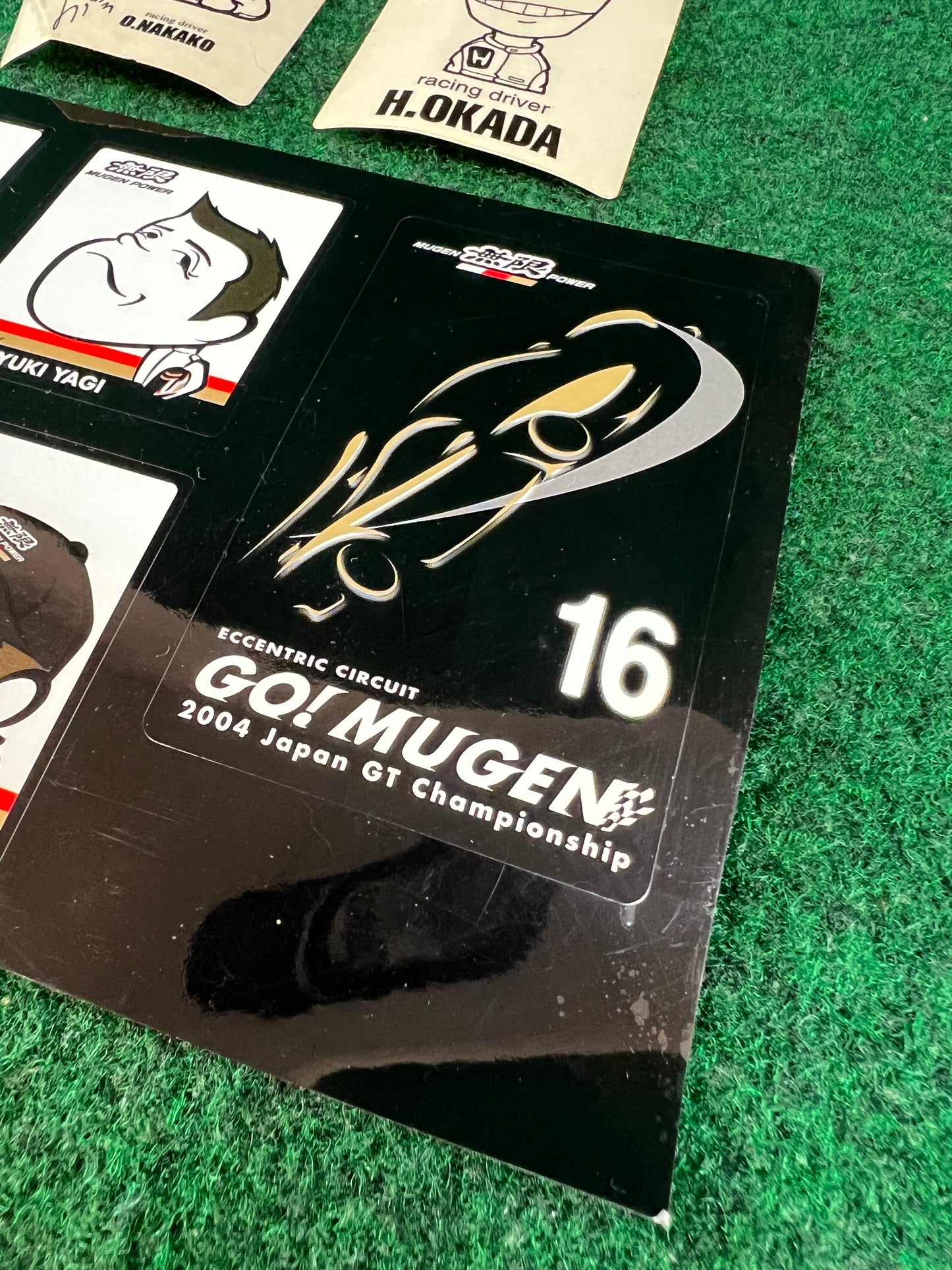 Mugen & Honda Racing JGTC NSX Drivers Sticker Set