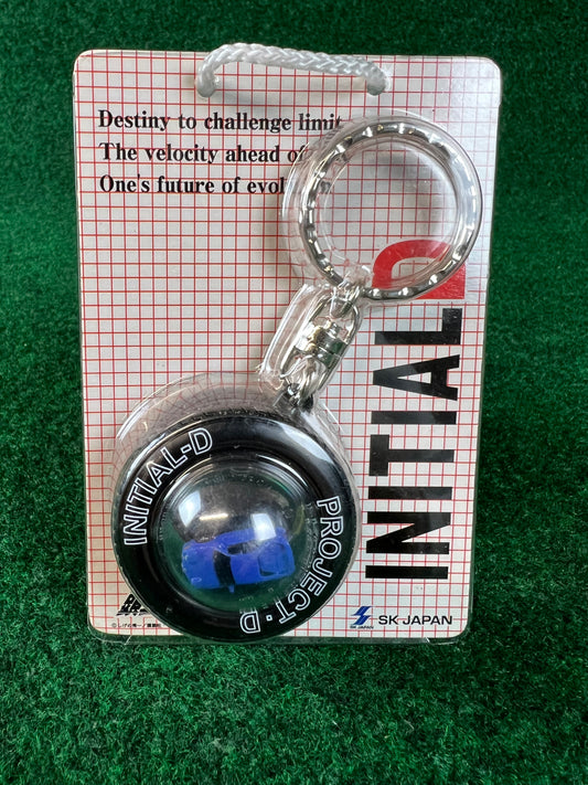 Initial D - Toyota MR2 Tire & Minicar Bubble Keychain