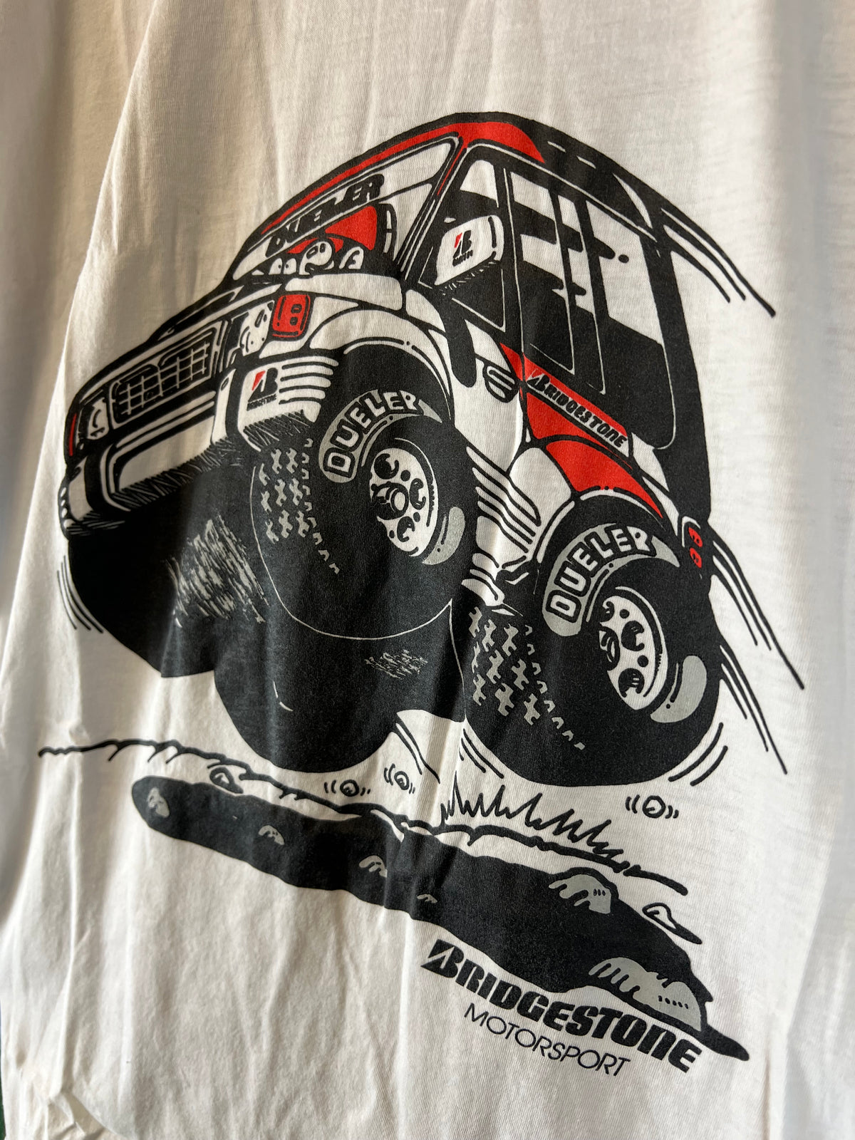 Bridgestone - Dueler Offroad Tires (Mitsubishi Pajero EVO) Promotional T-Shirt