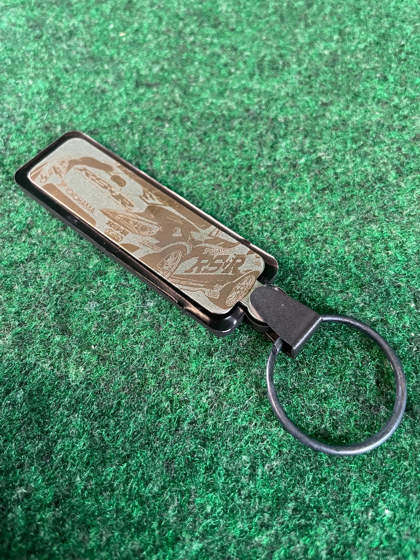 RSR - Silicone Logo and Metal Engraved Toyota 86 Keychain & Sticker Set