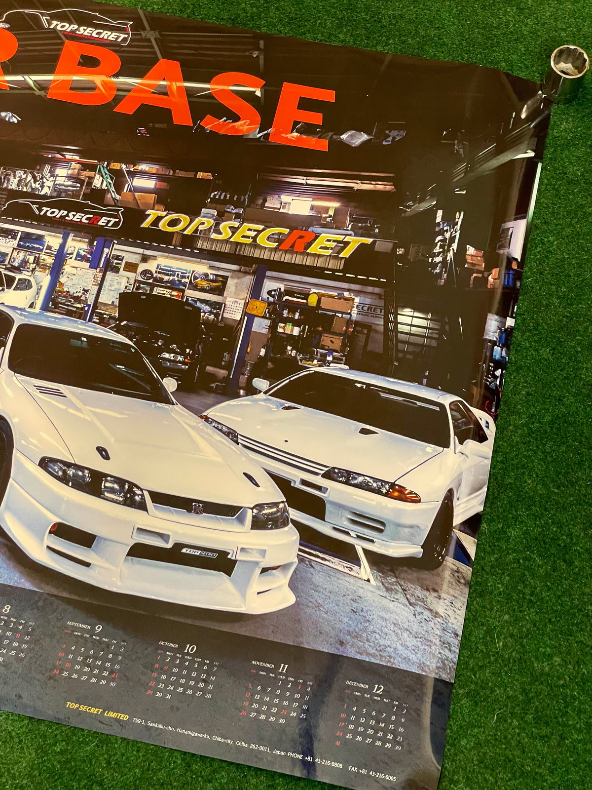 Top Secret - “GT-R Soul” Nissan R35 GTR Smoky Nagata “GT-R Base” 2023 Calendar & Poster