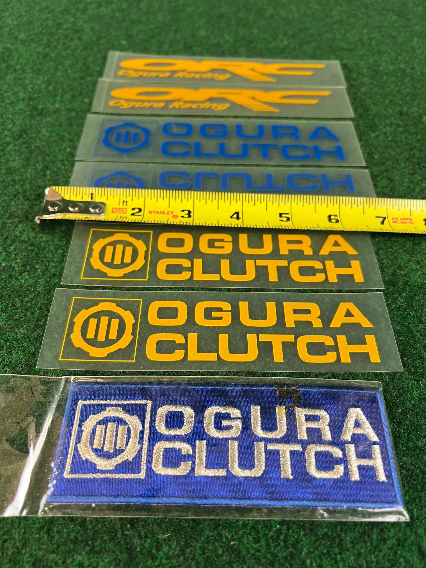 OGURA CLUTCH - Decal Stickers and Patch Set