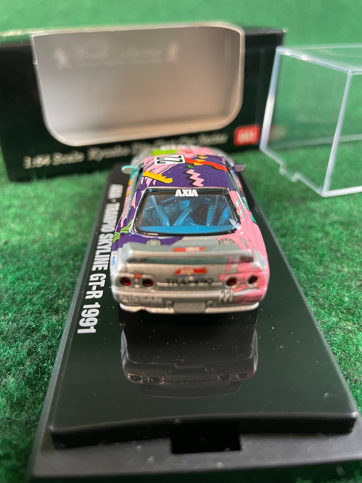 KYOSHO - Beads Collection 1991 & 1992 AXIA TRAMPIO Nissan Skyline R32 GT-R 1/64 Scale Diecast Set