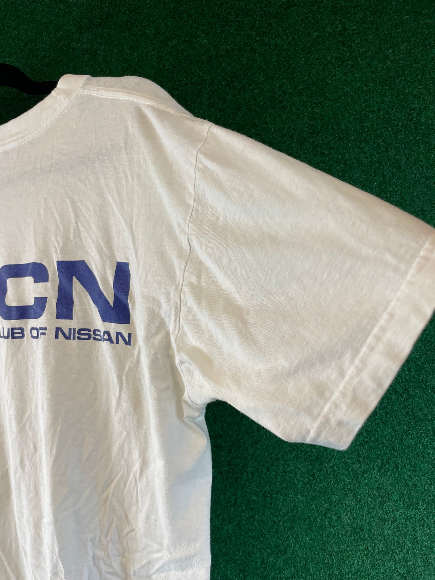 SCCN - Sports Car Club of Nissan Vintage White T-Shirt