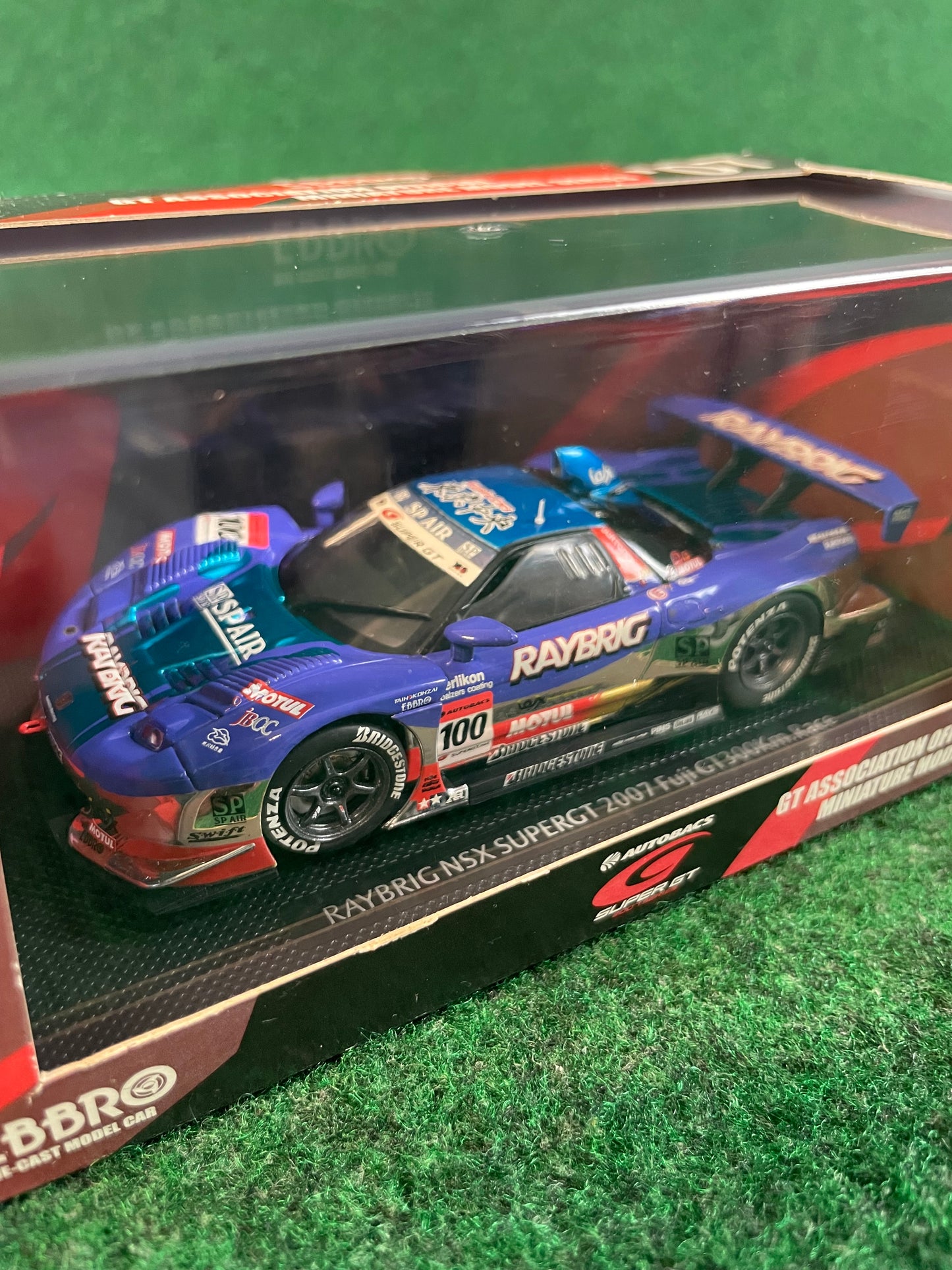 EBBRO - SuperGT 2007 Raybrig Honda NSX Fuji 300km 1/43 Scale Diecast