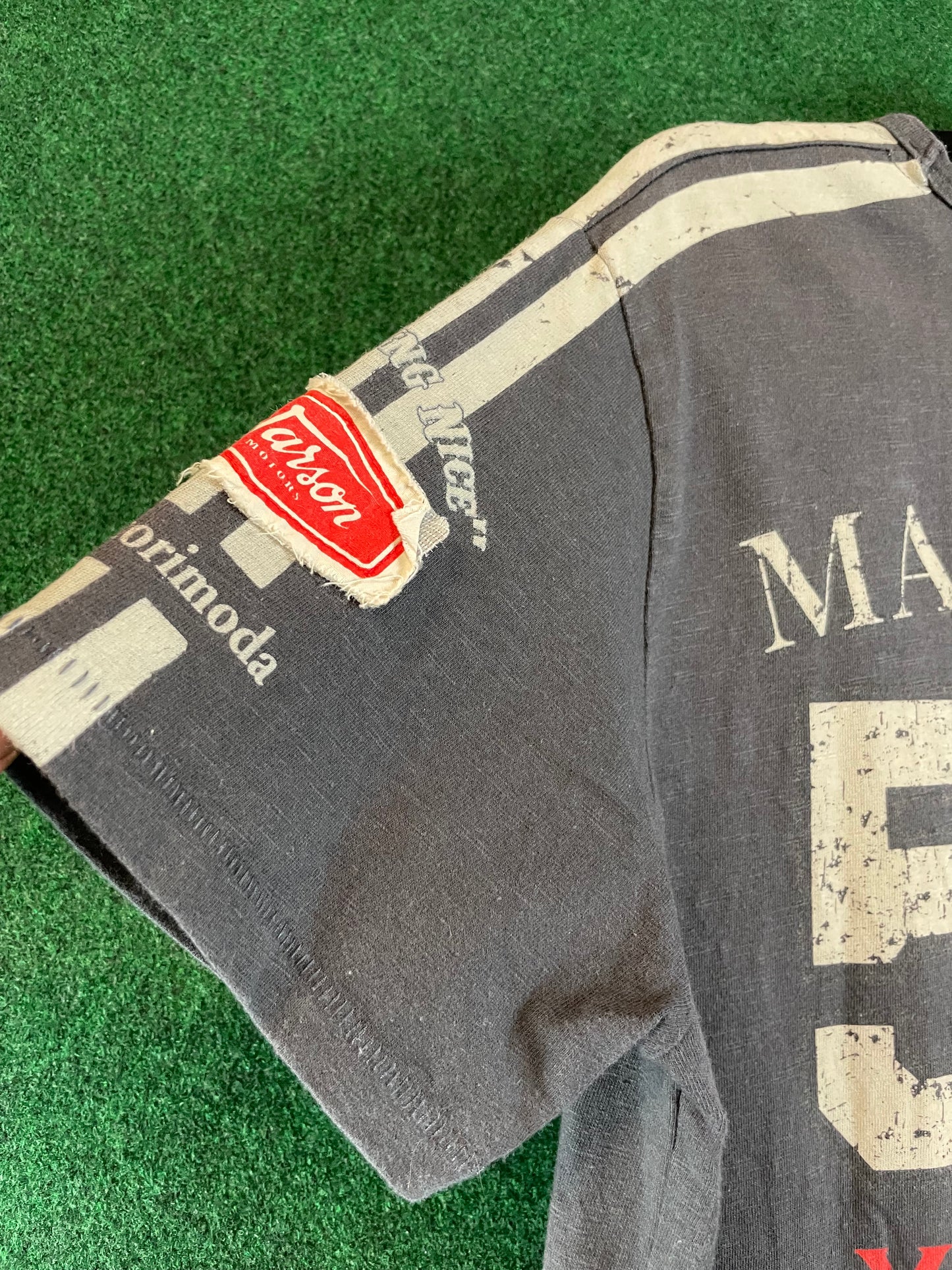Max Orido 559 Ridox Vintage Style Distressed T-Shirt