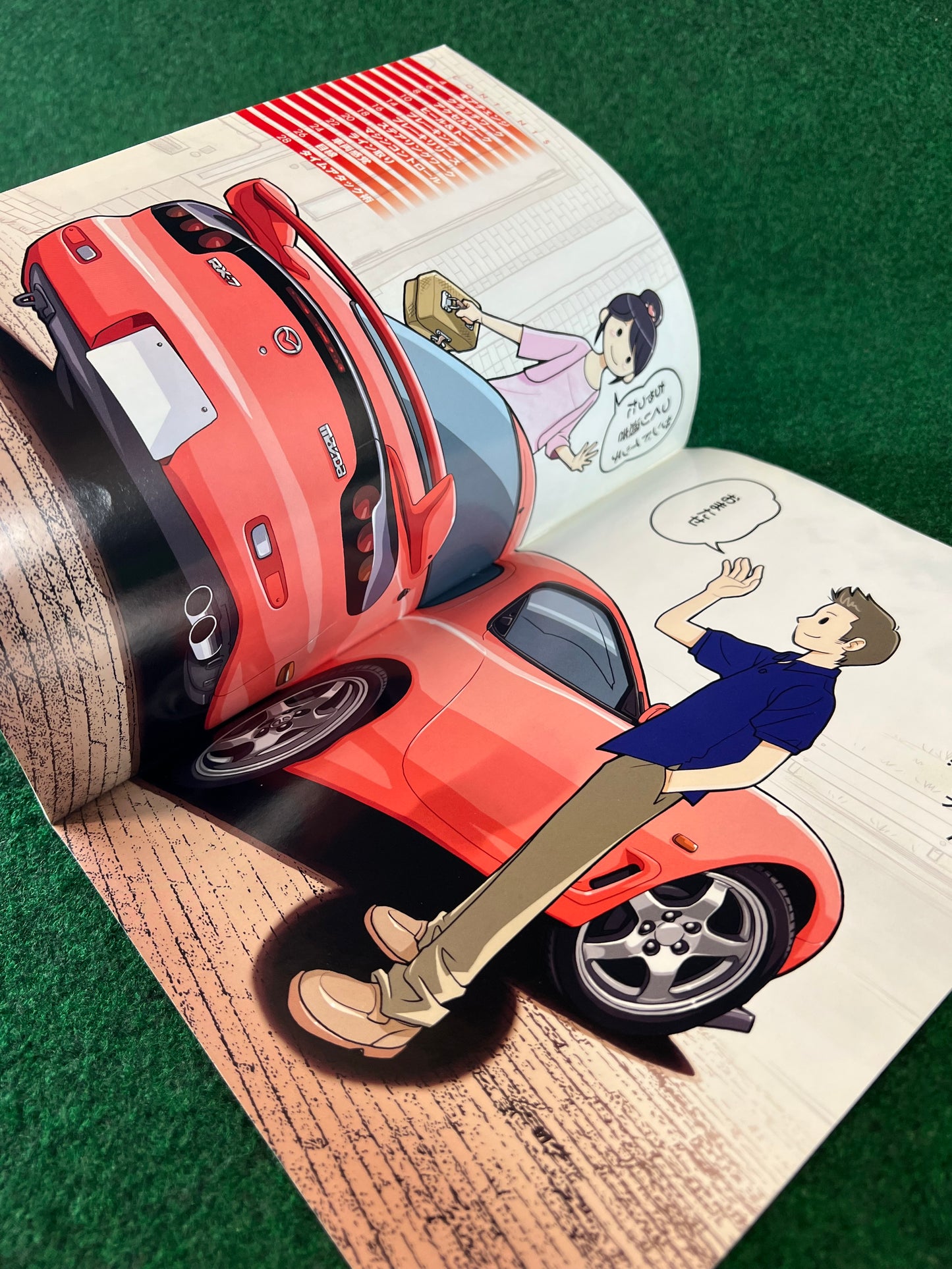 REVSPEED - Driver Tips and Training Magazine w/ Manga Mazda RX7 Cover