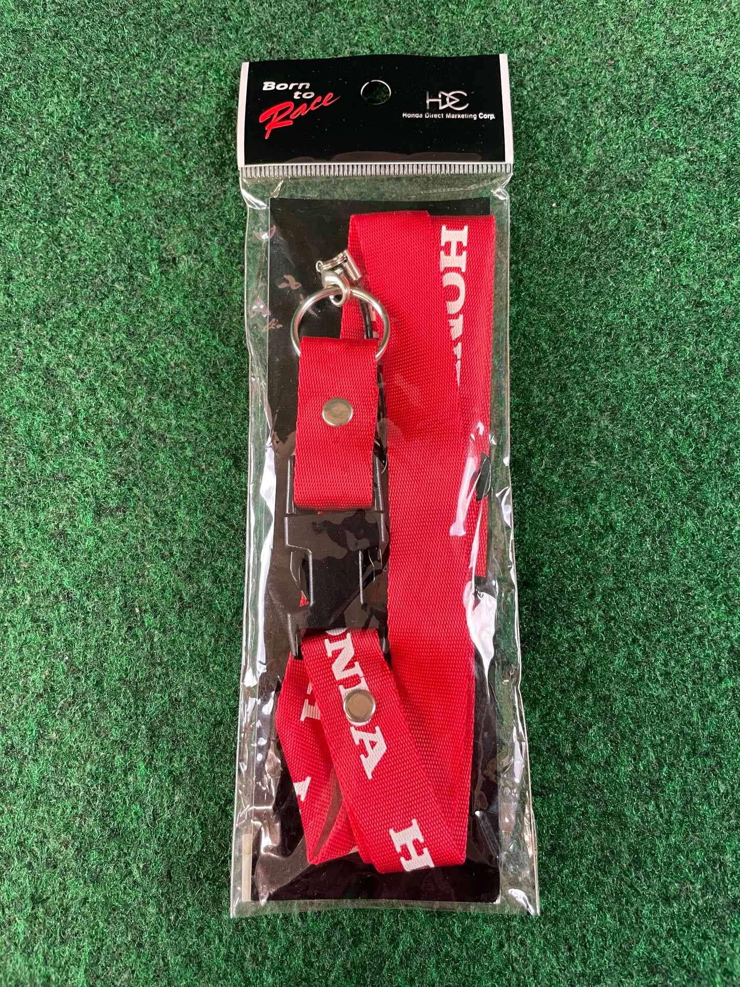 Honda Racing - Red/White Lanyard Keychain Thick Neck Strap