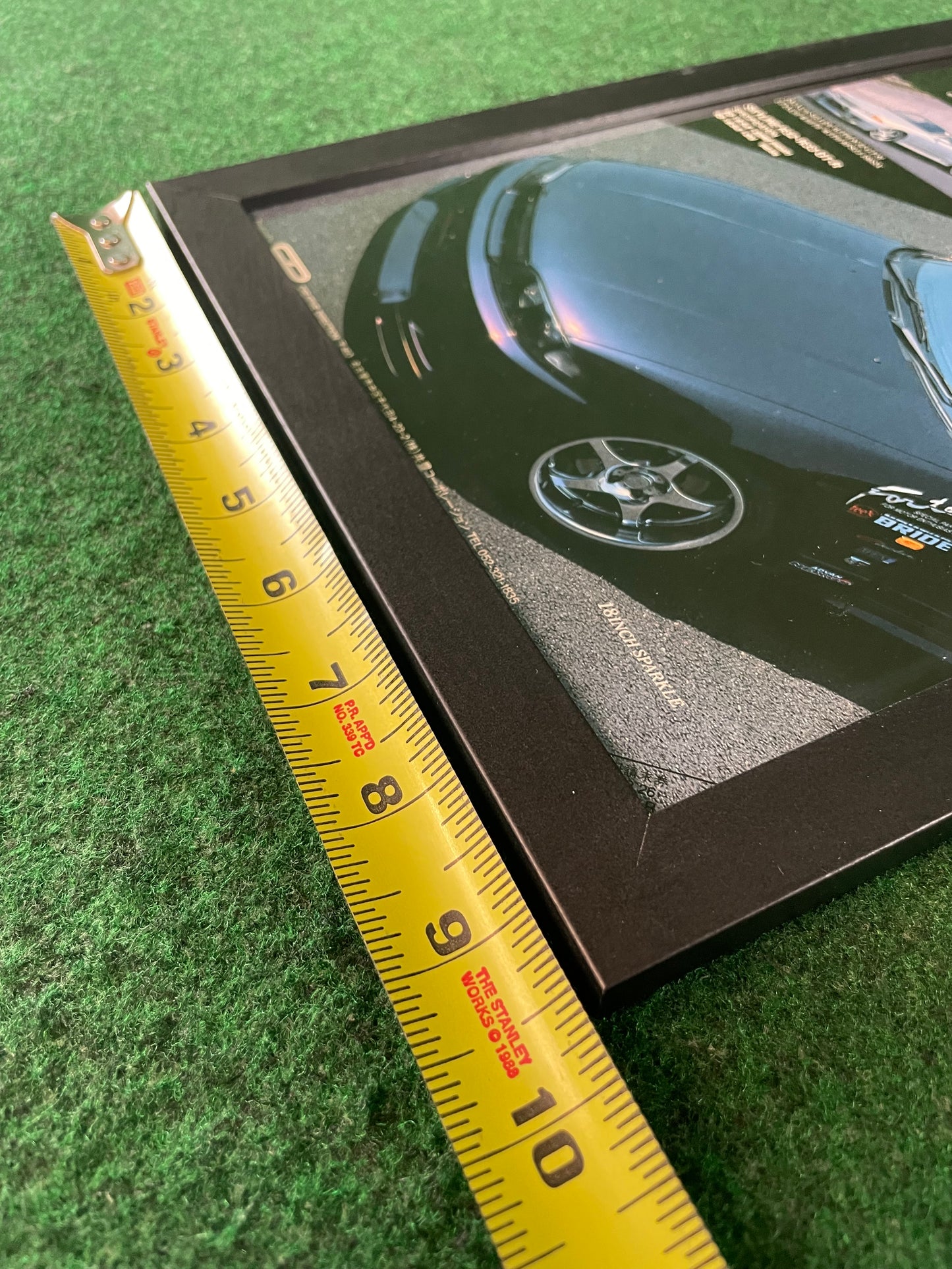 Circlar Wheels - Nissan Skyline R33, R32, 180sx Framed Ad