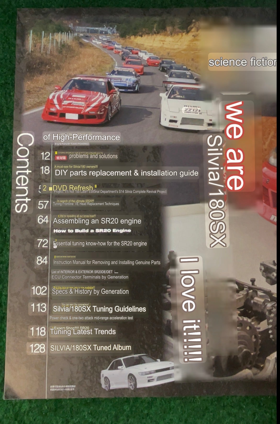 SAN-EI Mook - SR20 Engine Technical Handbook Magazine & DVD Set