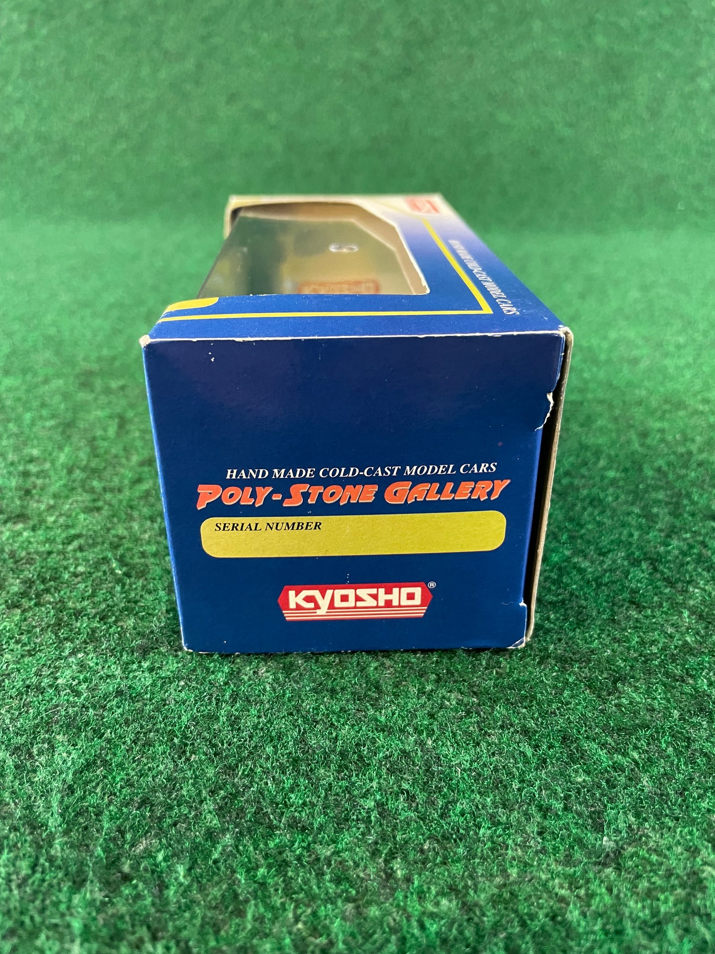 KYOSHO Poly-Stone Gallery Nissan Silvia S15 (Yellow) 1/43 Scale Model Diecast Car