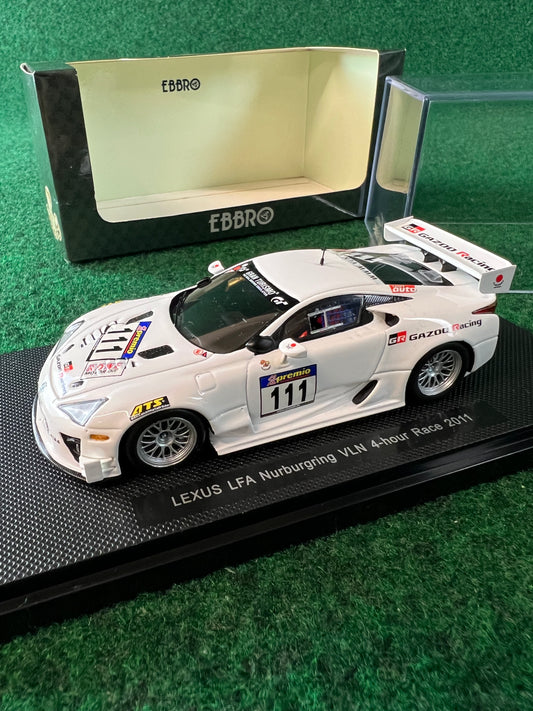 EBBRO Racing - LEXUS LFA Nurburgring
VLN 4-hour Race 2011 No.111 1/43 Scale Diecast