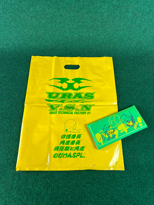 URAS - Autographed Car Document Case Book & Shopping Bag