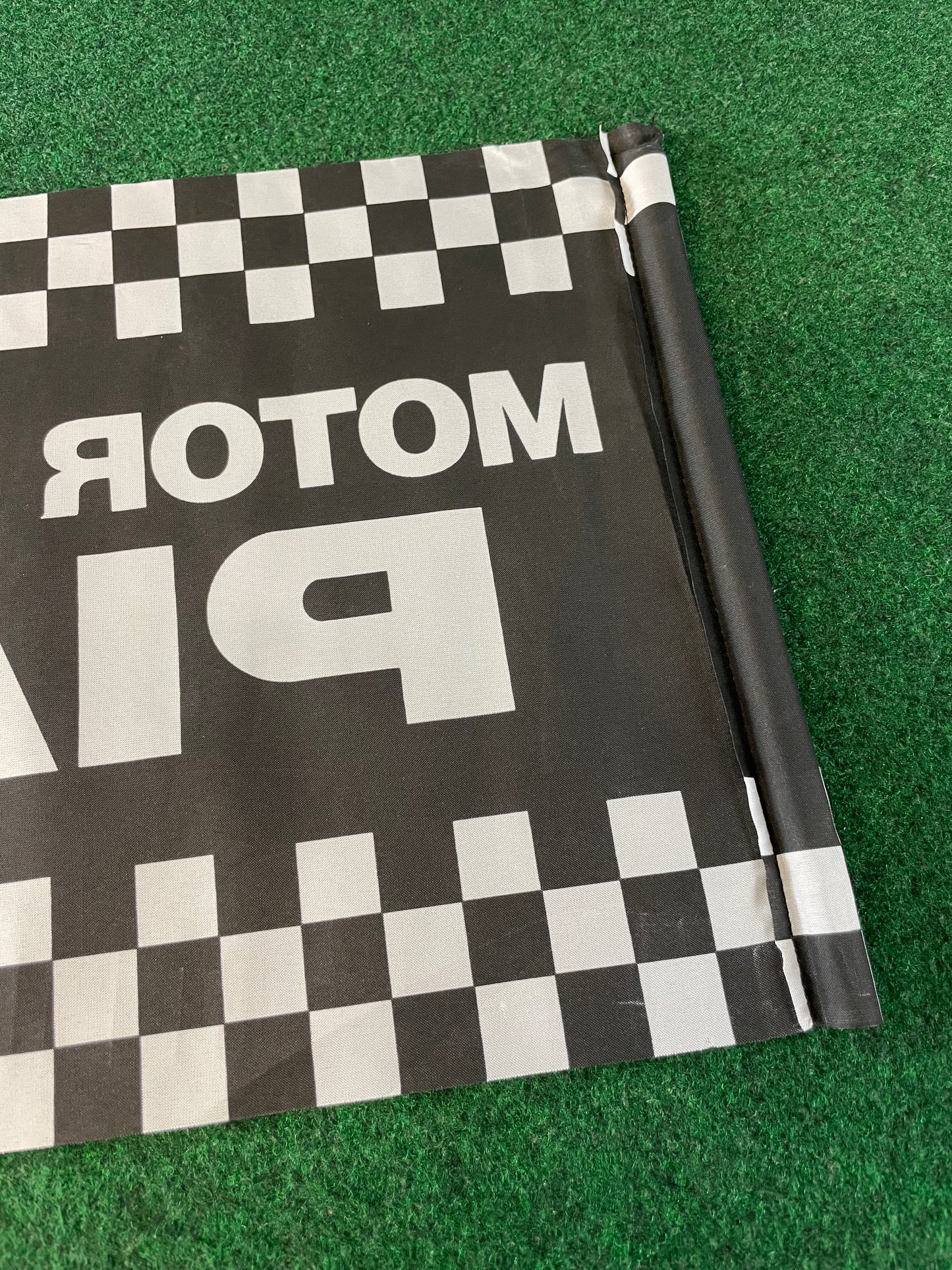 PIAA Motor Sports Racing Team Vintage Cheering Race Fan Flag