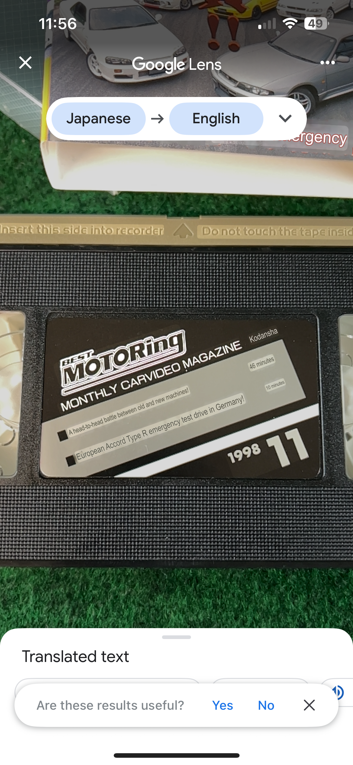 Best Motoring VHS - October, November & December 1998