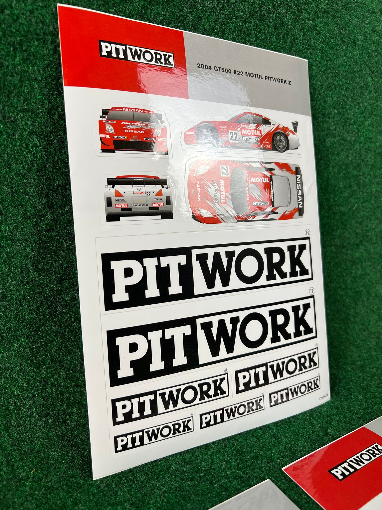 Nissan Fairlady Z JGTC Nismo Motul Pitwork Sticker Sheet Set
