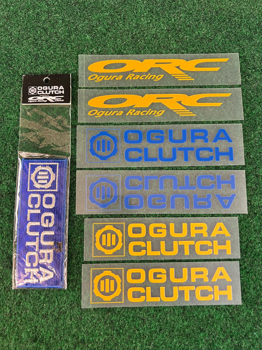 OGURA CLUTCH - Decal Stickers and Patch Set