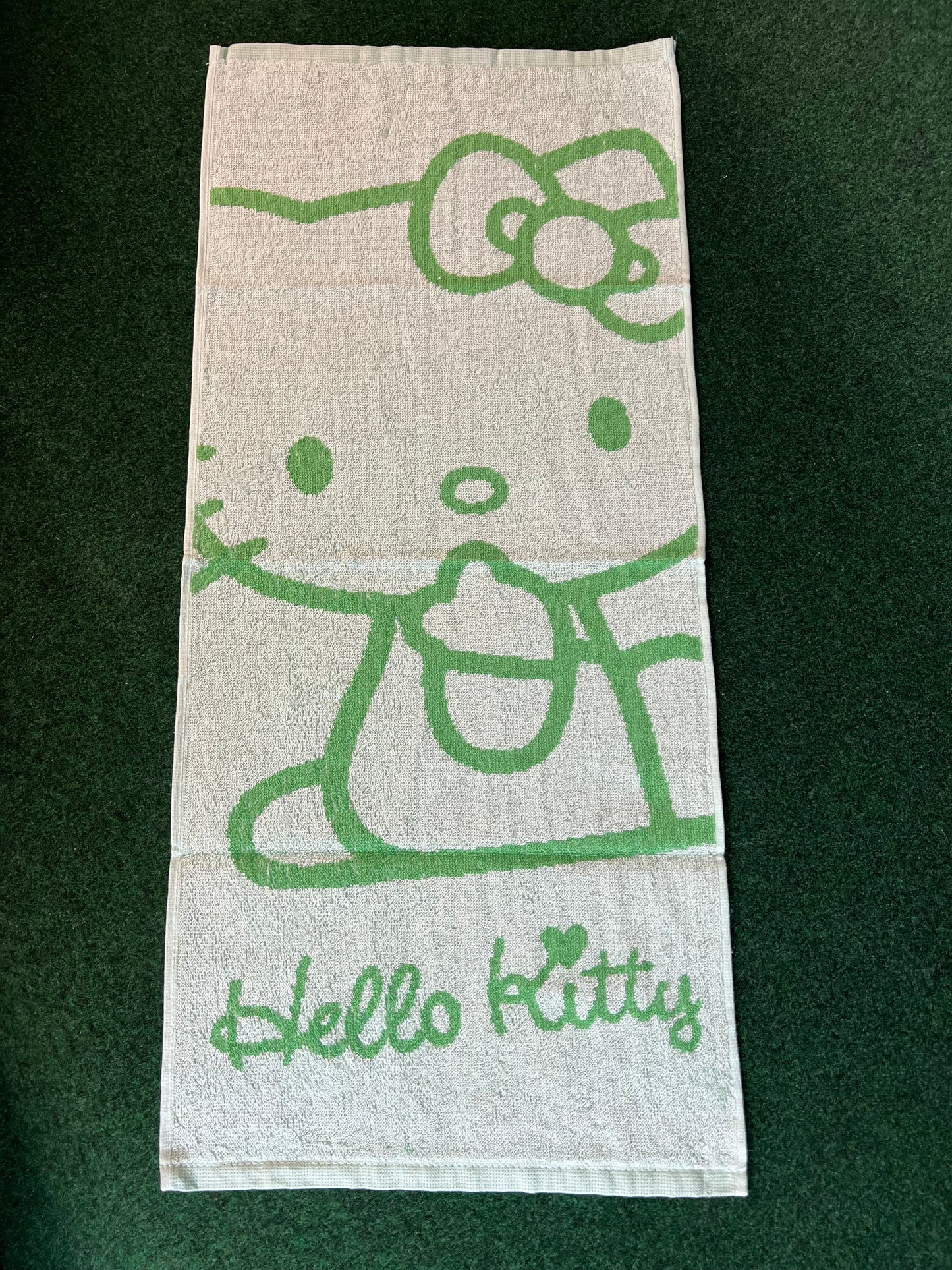 Hello Kitty & Eneos “Express” 2017 Green Promotional Towel