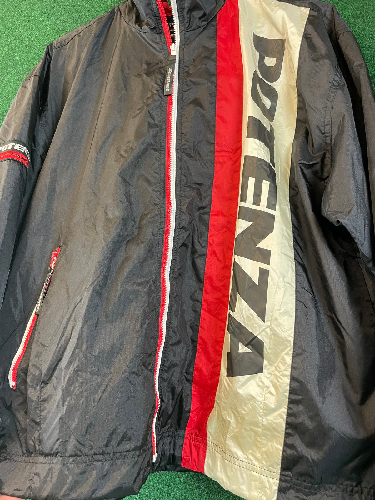 Bridgestone POTENZA - Vintage Windbreaker Zip Up Jacket